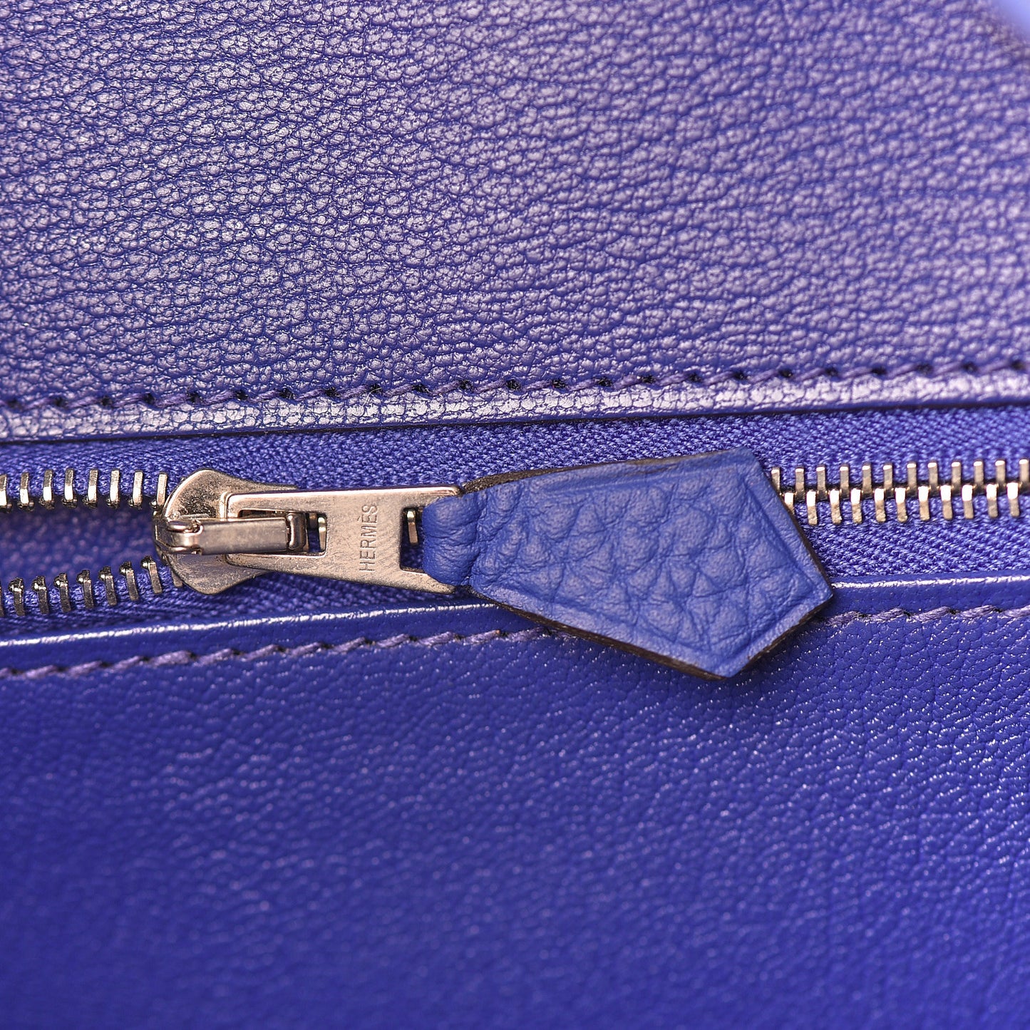 Togo Birkin 35 Bleu Electrique