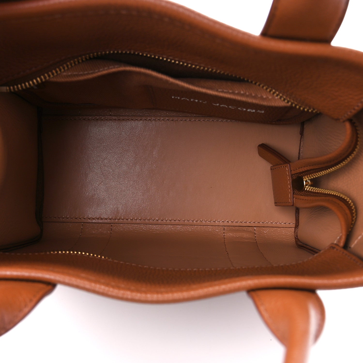Marc Jacobs Grained Calfskin Small The Tote Bag Argan Oil 5 of 14