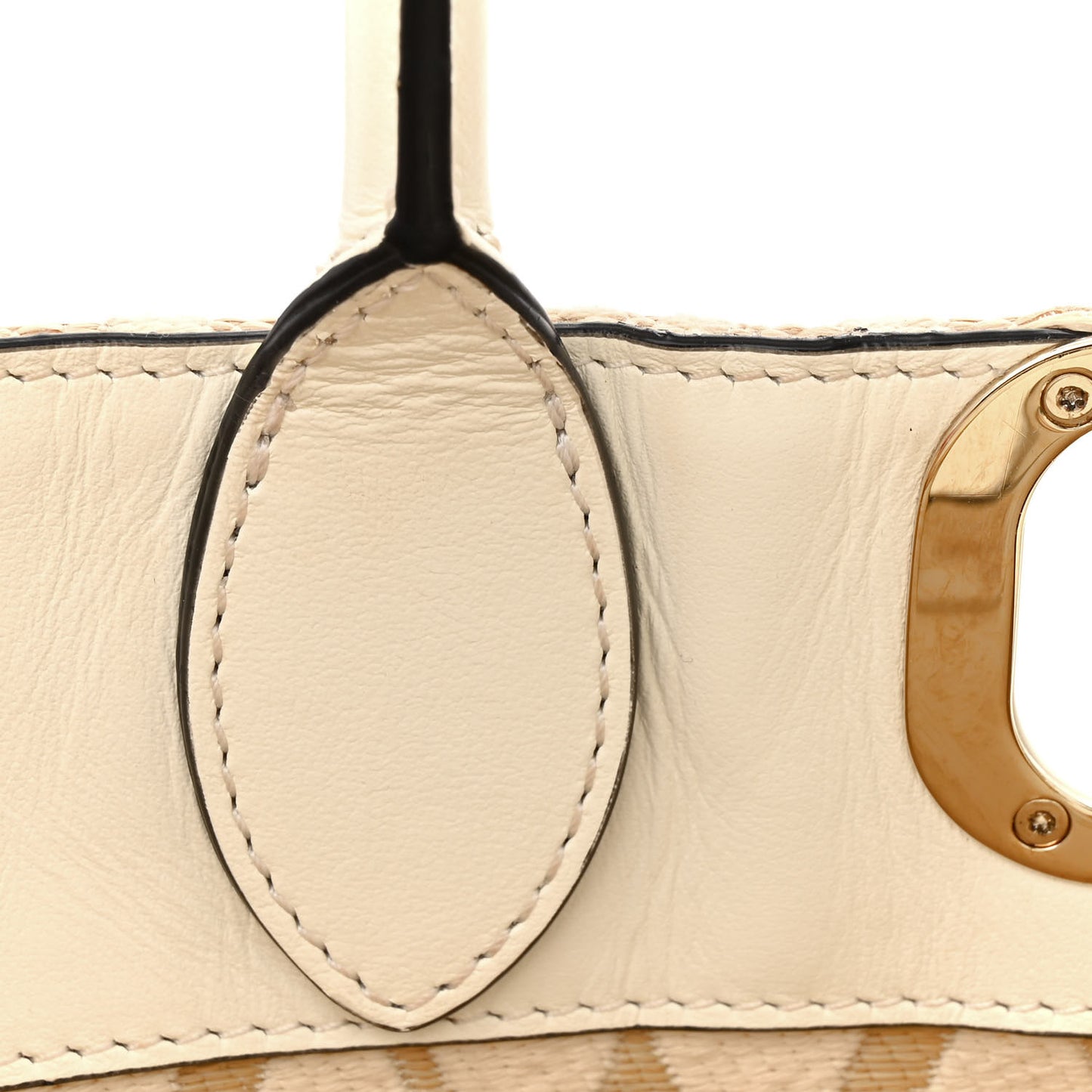 Toile Iconographe Calfskin Medium Vlogo Tote