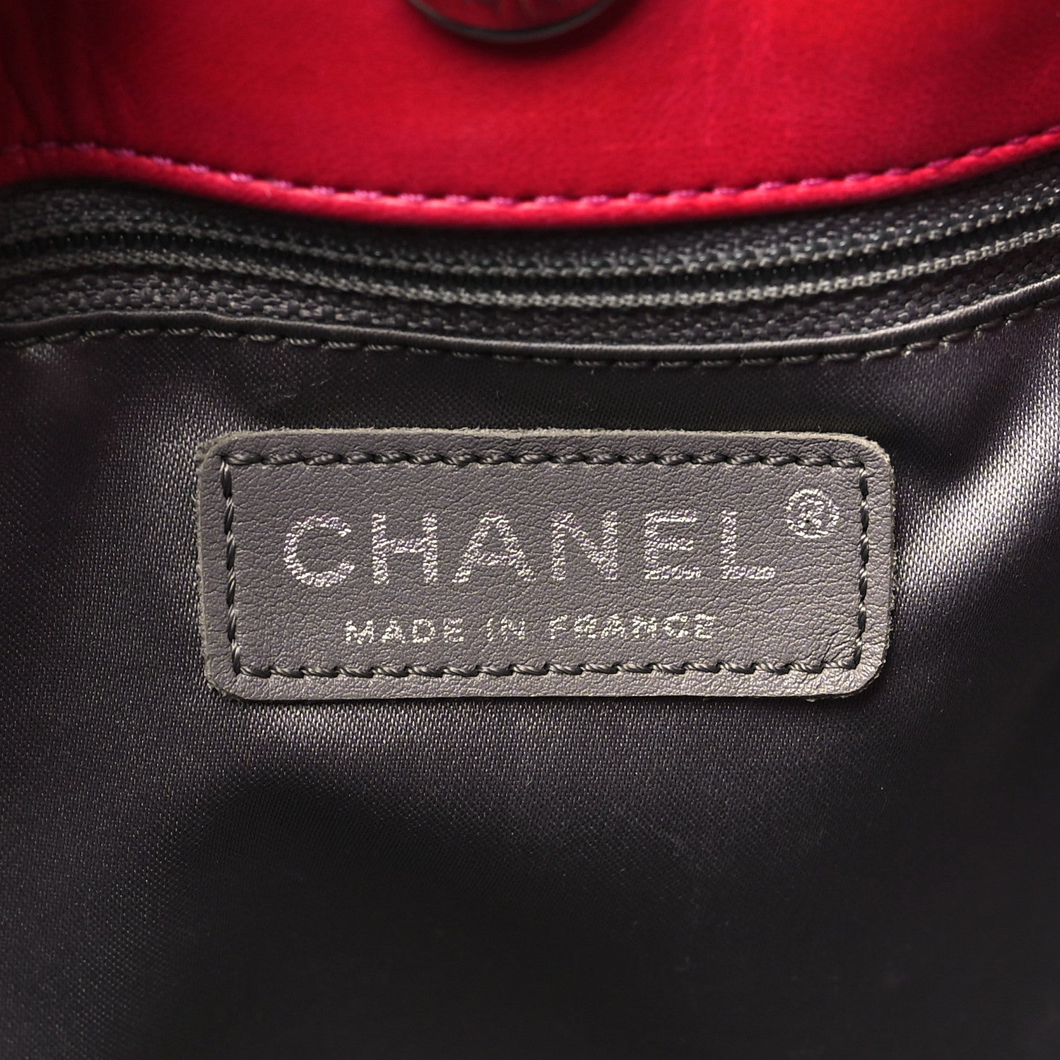 Chanel Vinyl Quilted Funny Tweed Tote Fuchsia 6 of 12