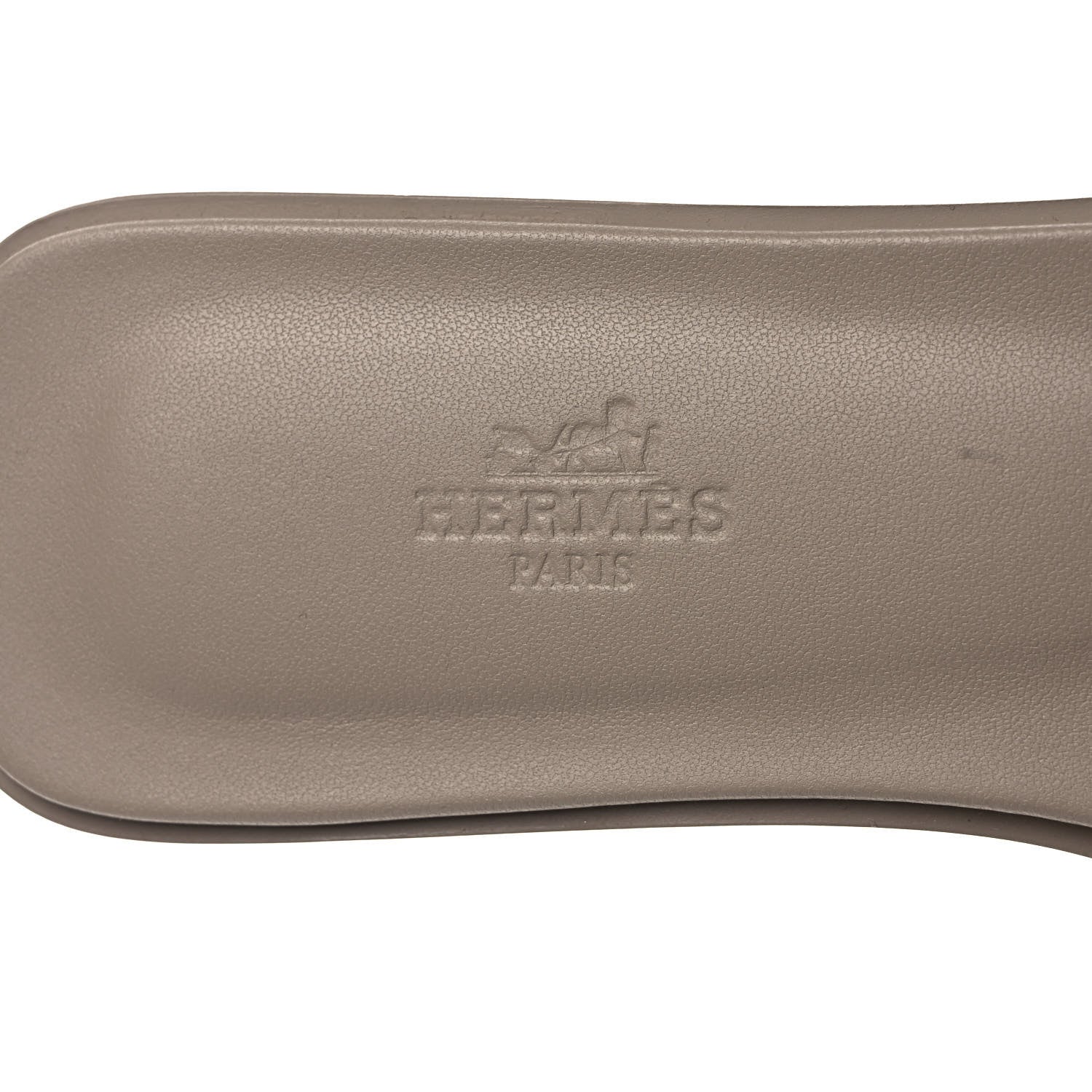 Hermes Box Calfskin Oran Sandals 39 Beige Mastic 7 of 9