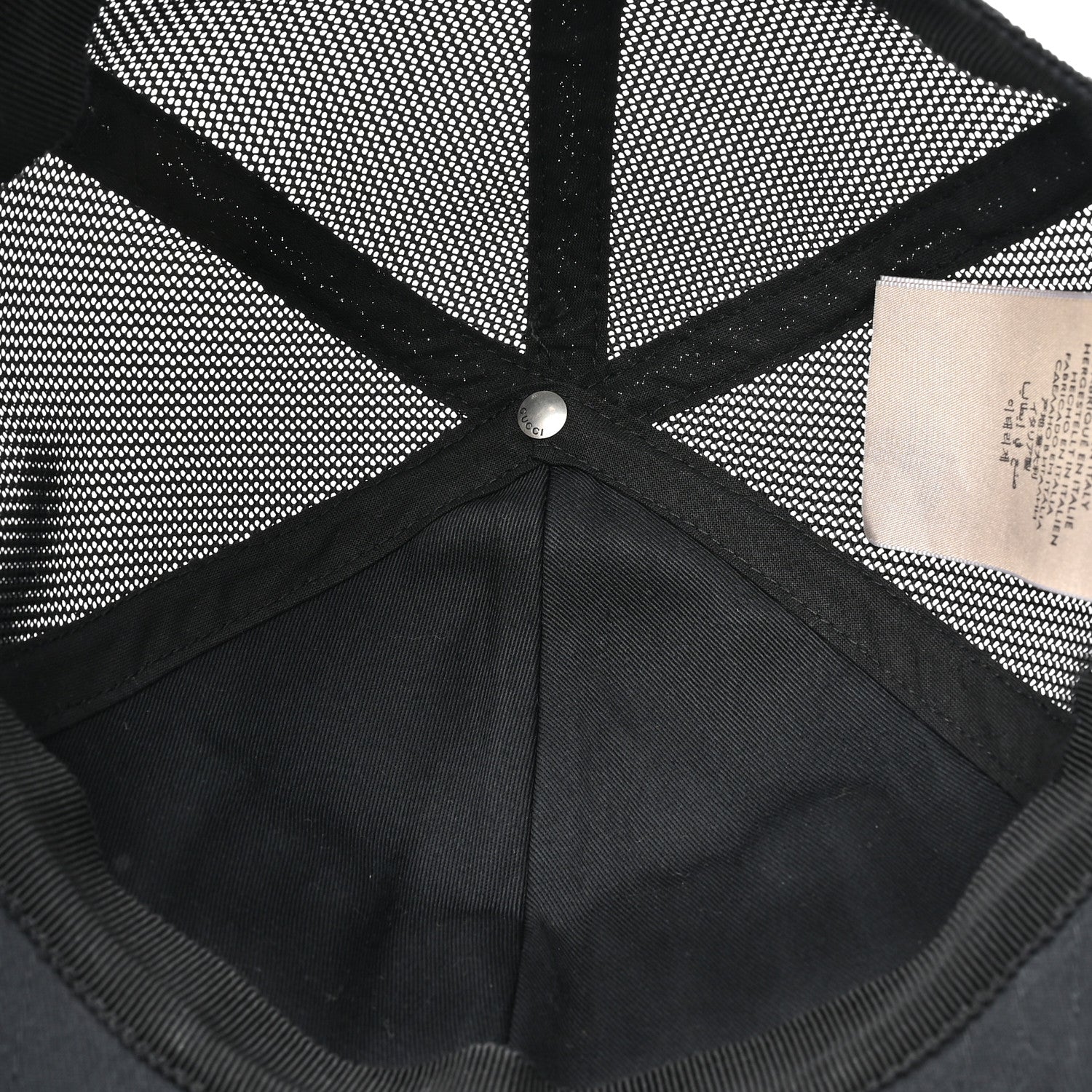 Gucci Logo Patch Baseball Hat L Black Red 5 of 9