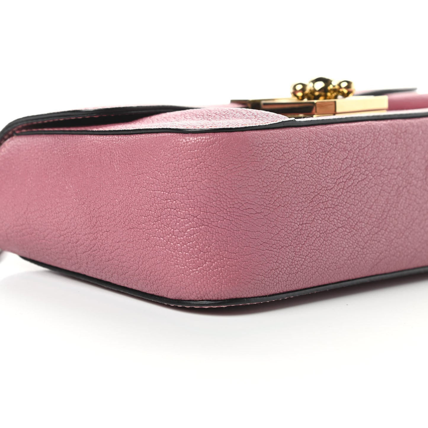 Goatskin Mini Elsie Crossbody Bag Pink