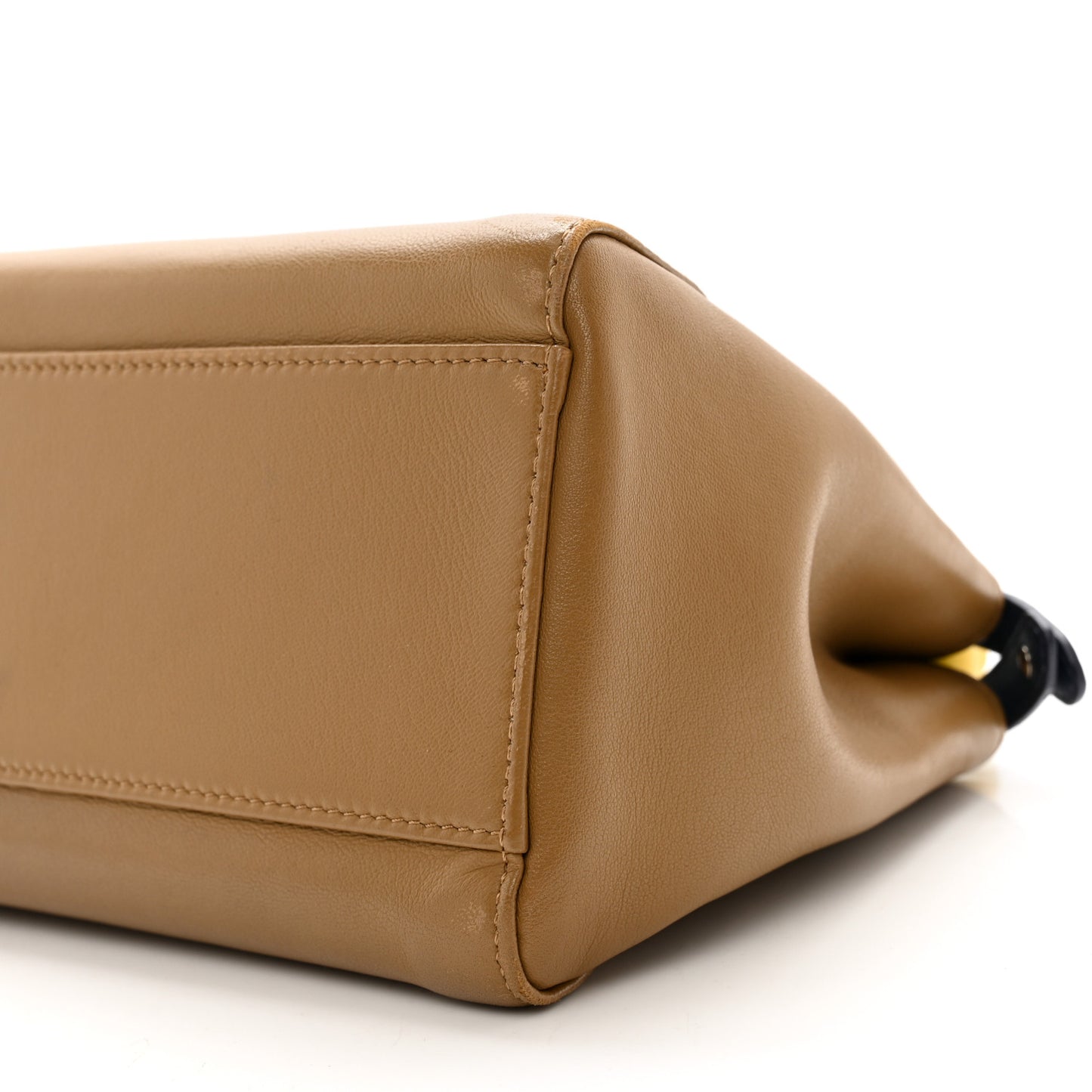 Nappa Mini Peekaboo Iconic Satchel Beige Blueberry Limone