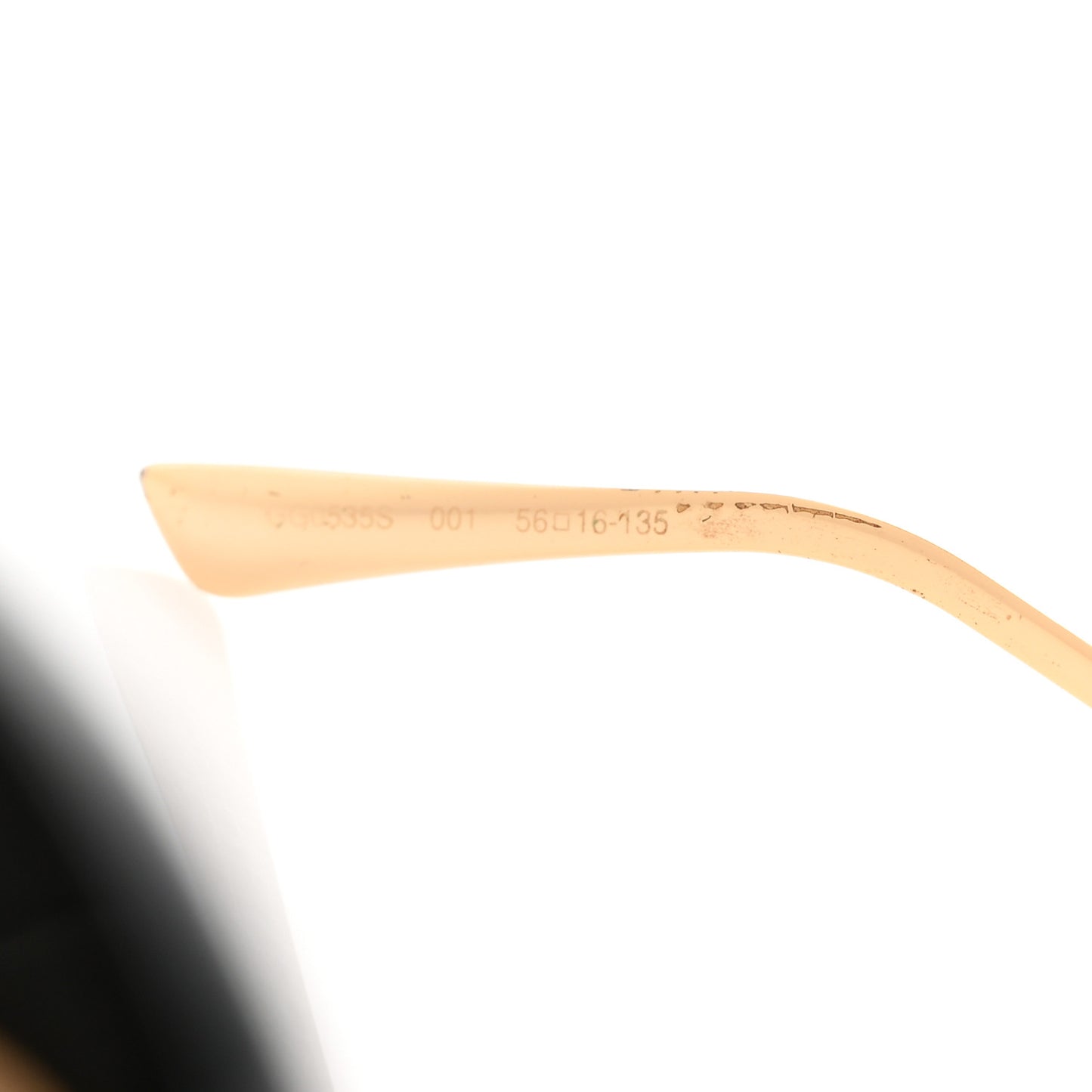 Acetate Square Frame Wing Sunglasses GG0535S Black