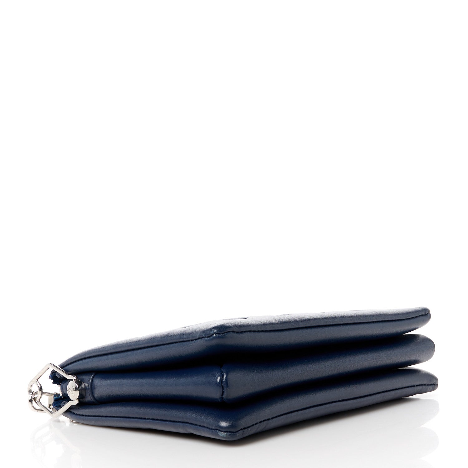 Louis Vuitton Lambskin Embossed Monogram Coussin PM Navy 4 of 9