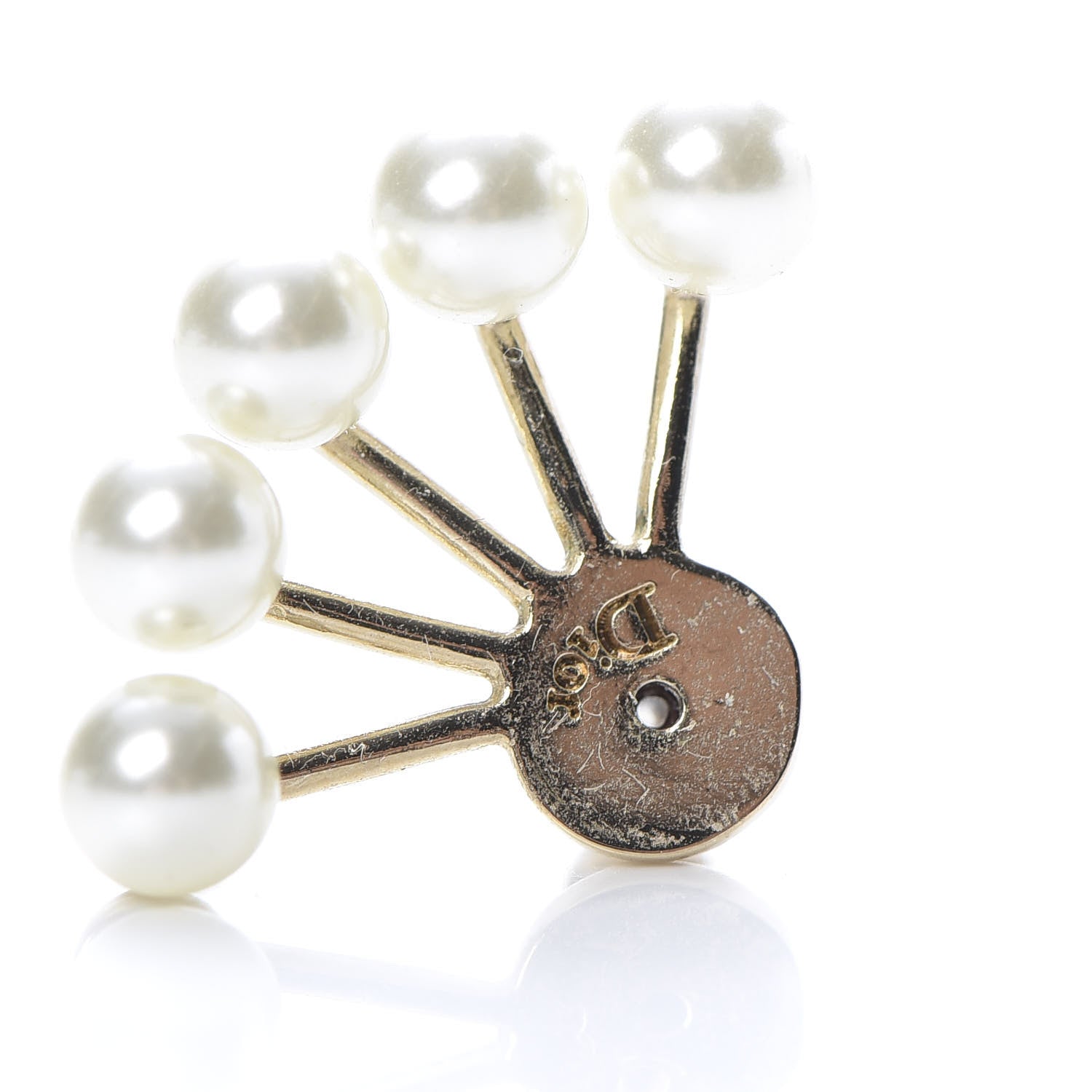 Christian Dior Pearl La Peite Tribale Earrings 4 of 5