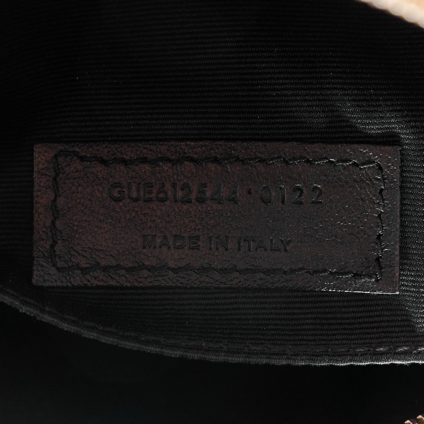 Calfskin Matelasse Monogram Lou Camera Bag Dark Latte