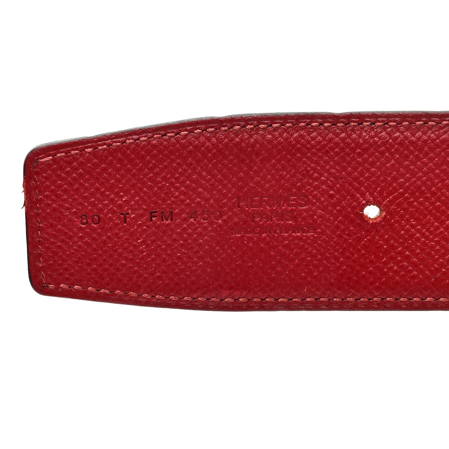 Epsom 42mm Constance 2 H Belt 80 32 Black Rouge Vif
