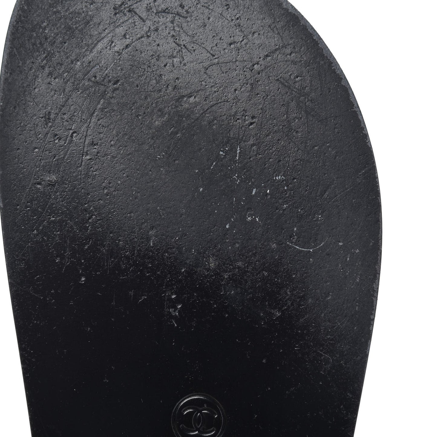 Grained Calfskin Velcro Dad Sandals 36.5 Black