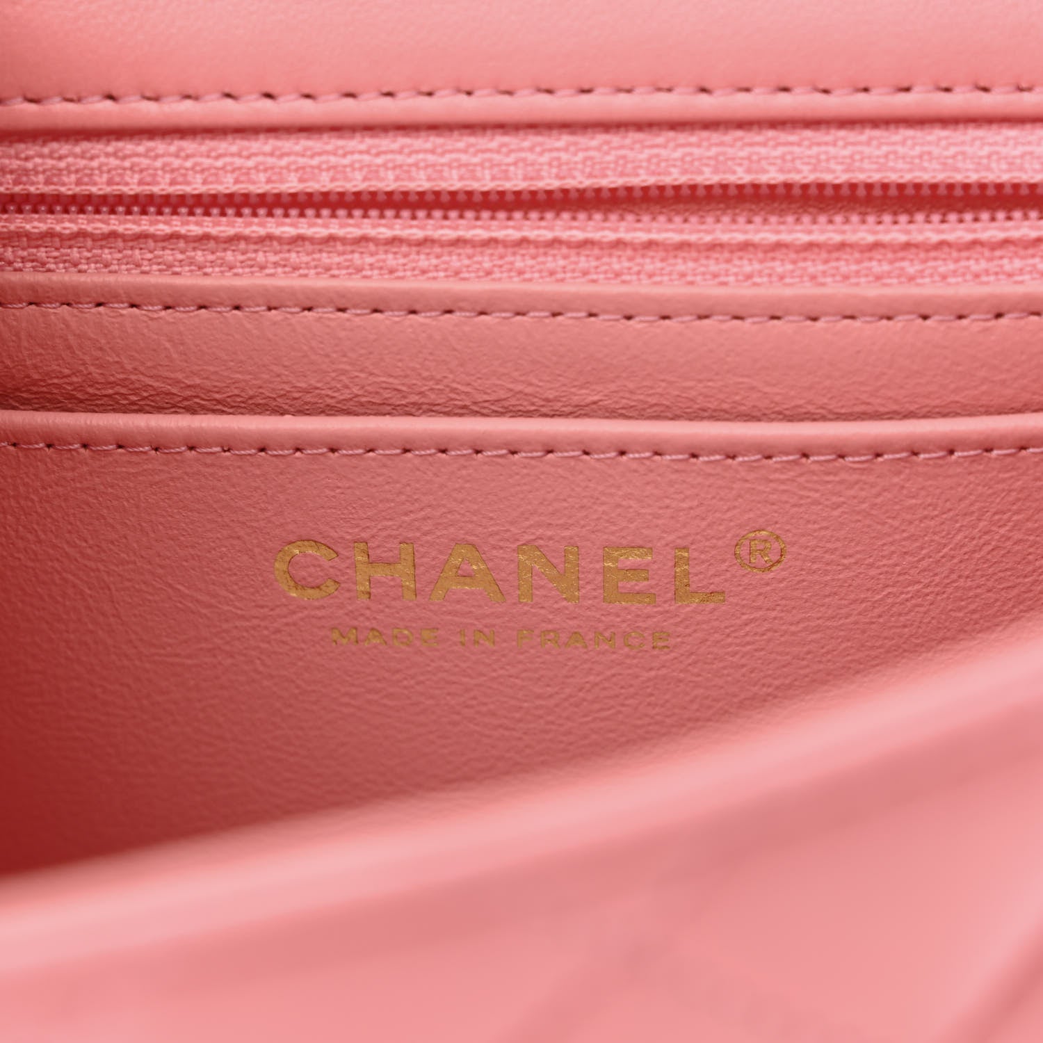Chanel Lambskin Quilted Mini Square Flap Pink 6 of 11
