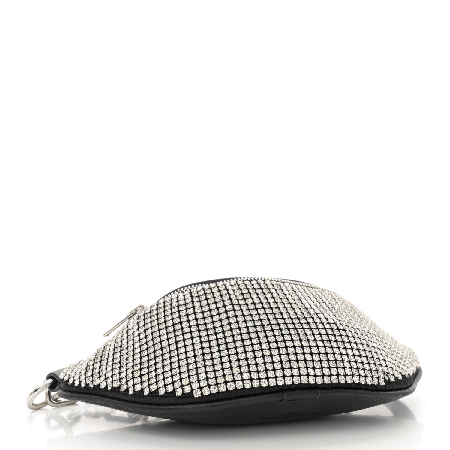 Alexander Wang Rhinestone Mesh Mini Attica Belt Bag Black 4 of 11