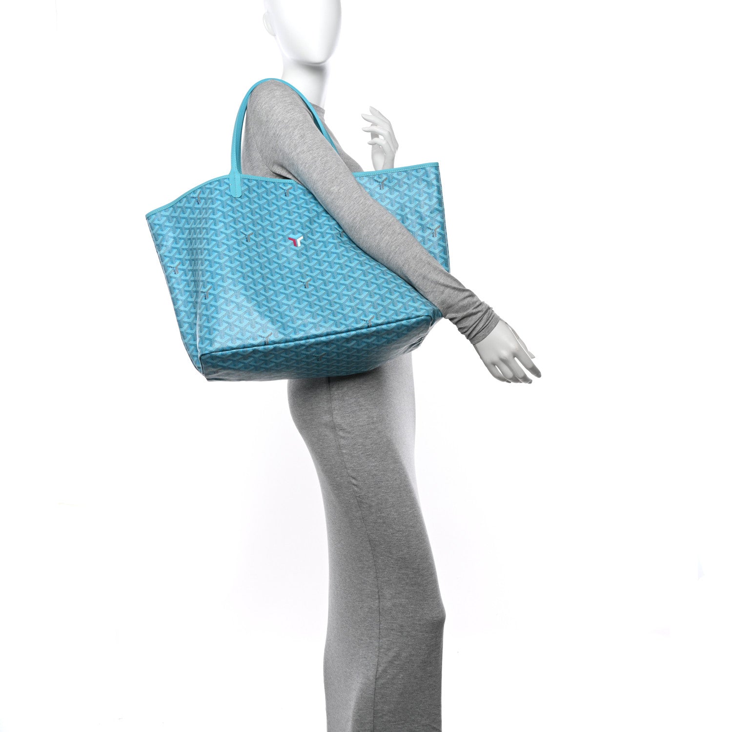 Goyard Goyardine Saint Louis GM Balise Beach Towel Set Turquoise 2 of 12