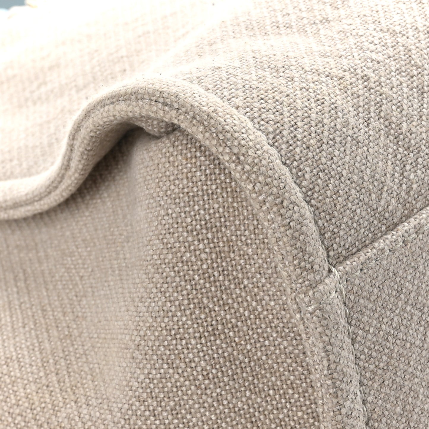 Mixed Fibers Calfskin Medium Deauville Tote Grey Light Blue
