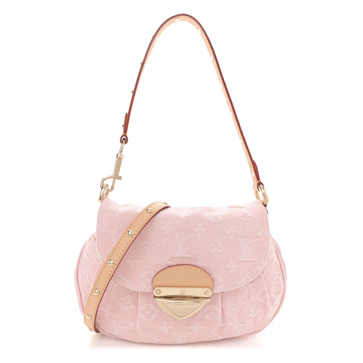 Monogram Denim Sunset Washed Pink