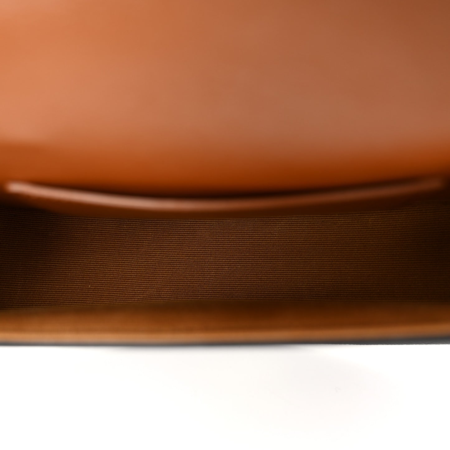 Triomphe Canvas Calfskin Tabou Clutch on Strap Tan