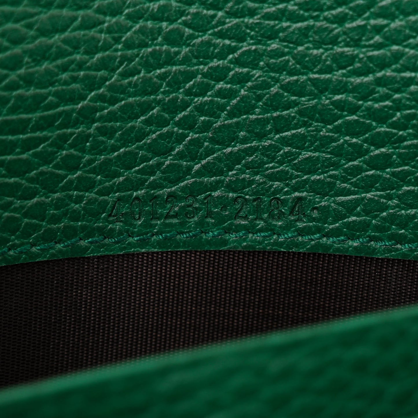 Calfskin Mini Dionysus Chain Wallet Emerald