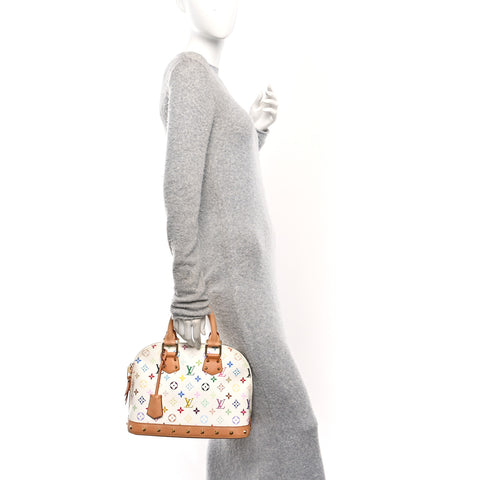Monogram Multicolor Alma PM White