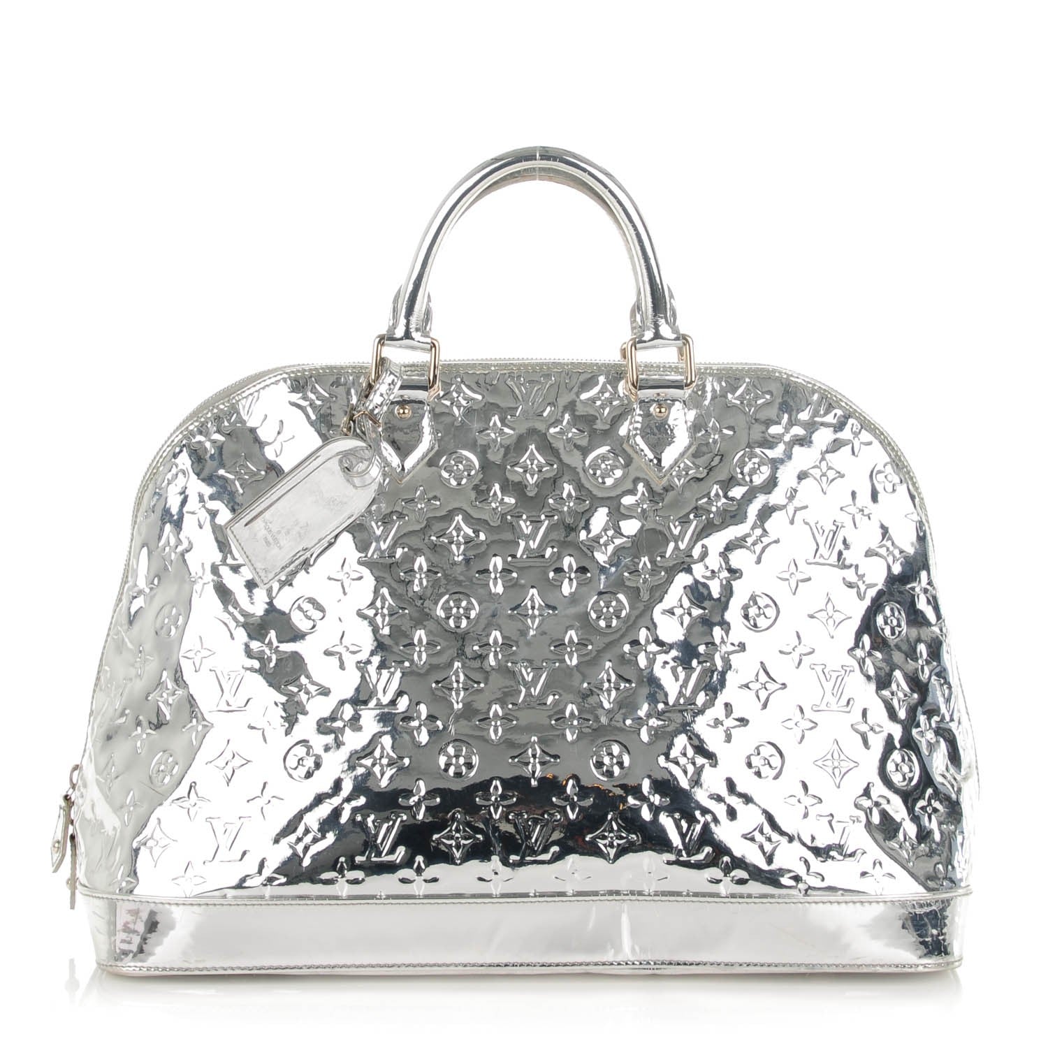 Louis Vuitton Monogram Miroir Alma GM XL Silver 158693 – FASHIONPHILE