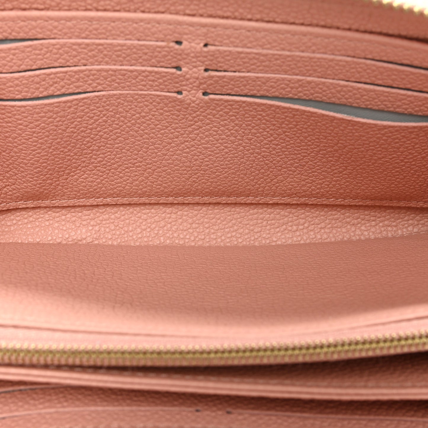 Empreinte Monogram Giant Zippy Wallet Rose Trianon Creme
