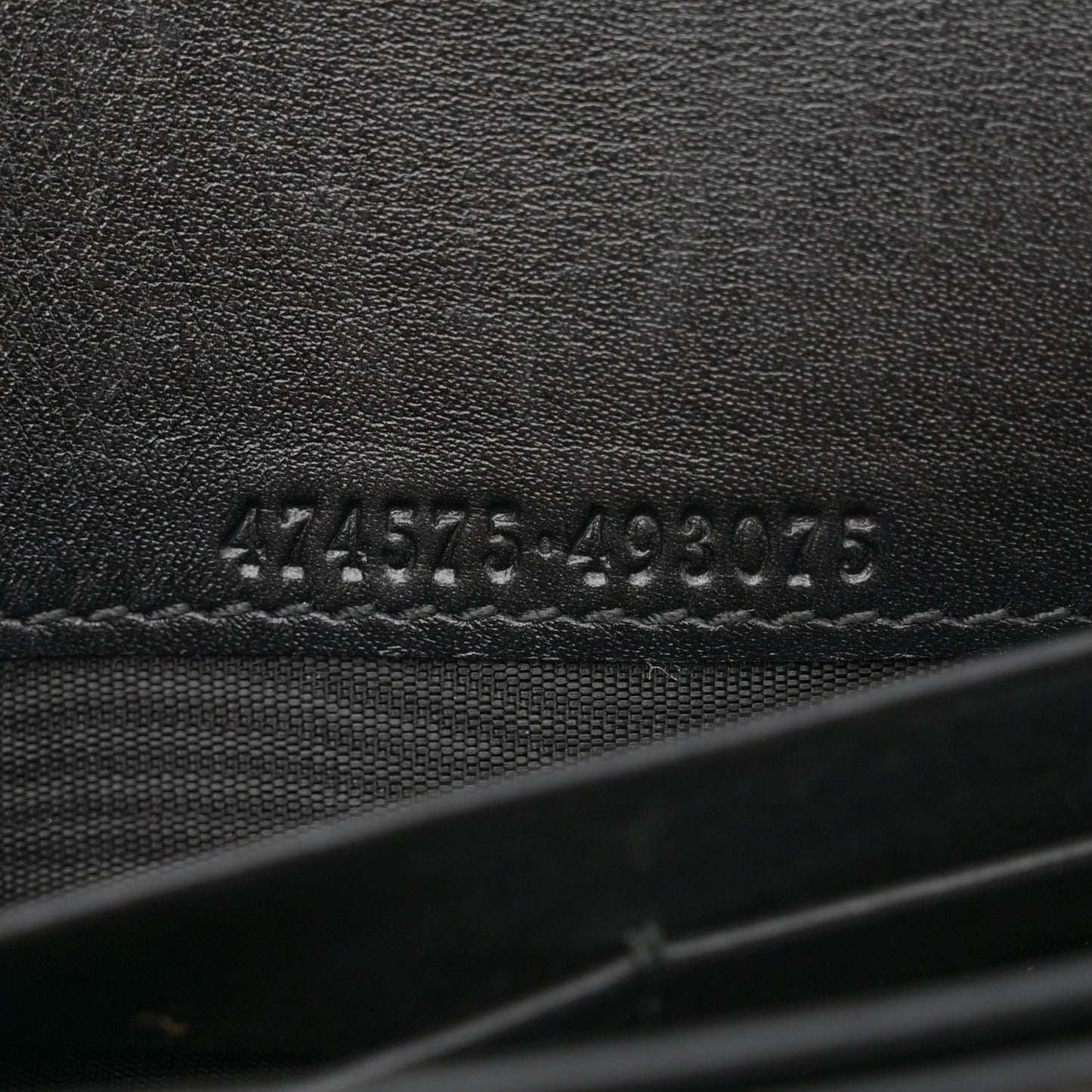 Calfskin Matelasse GG Marmont Chain Wallet Black
