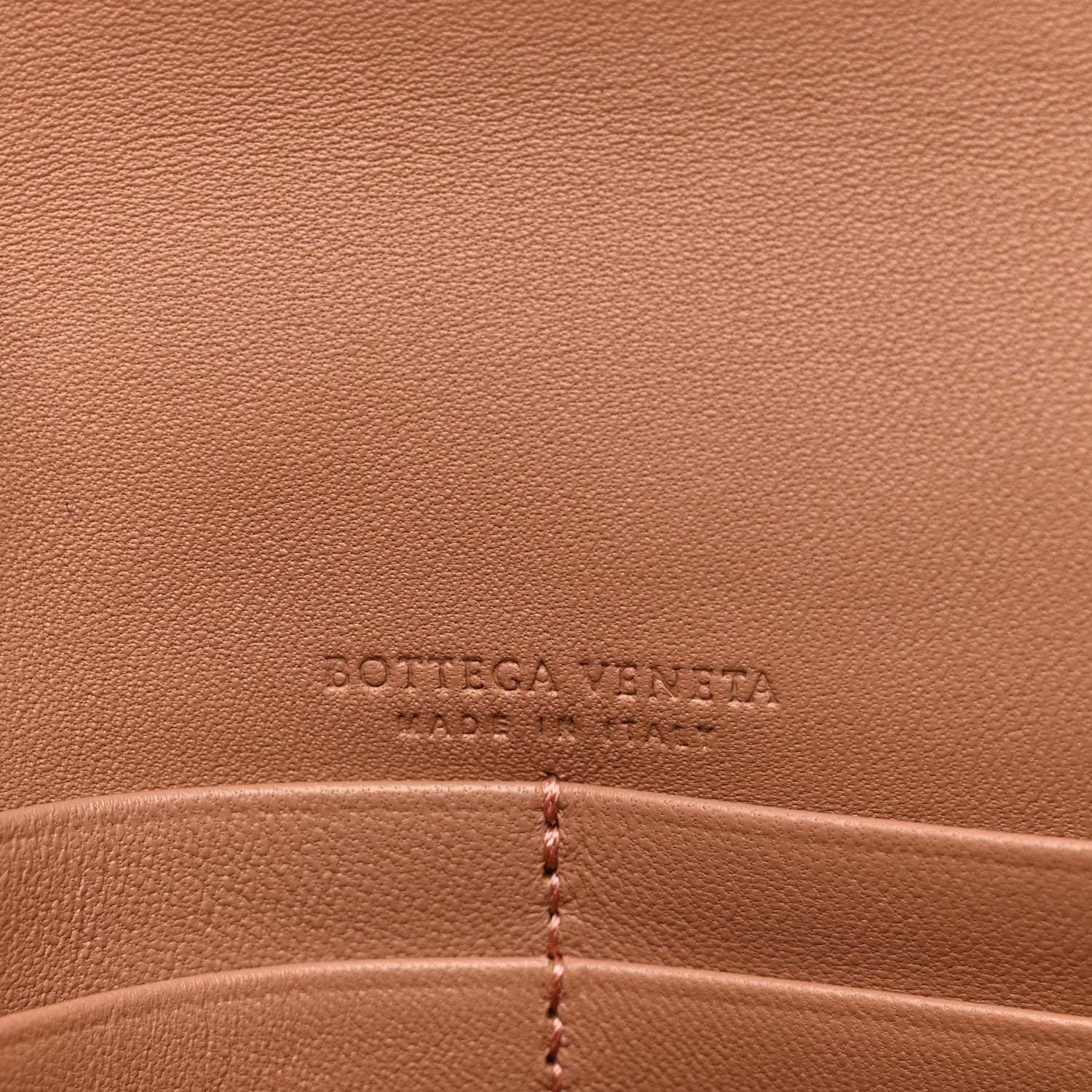 Bottega Veneta Nappa Intrecciato Checker Chain Wallet Beige Red 7 of 9