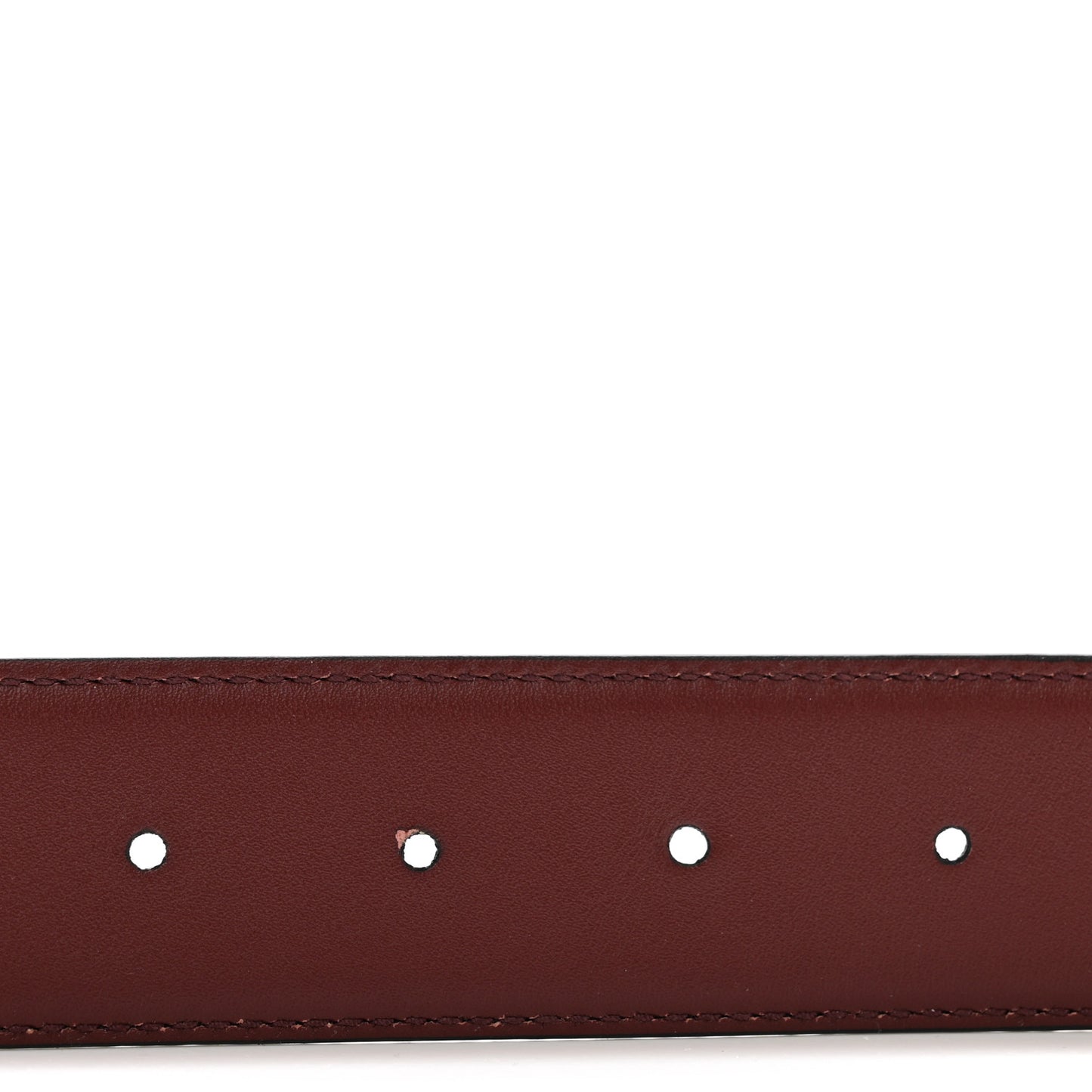 Moon Calfskin Square G Reversible 35mm Belt 110 44 Black Brown