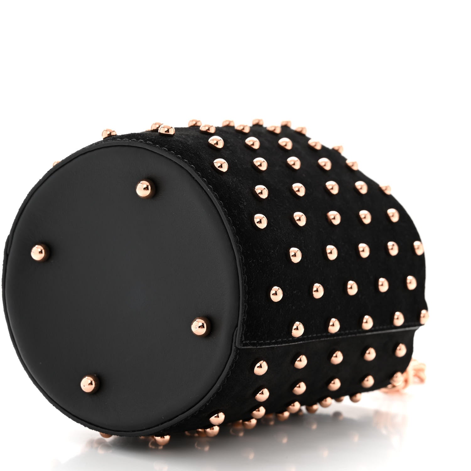 Alexander Wang Suede Calfskin Mini Roxy Bucket Bag Black 11 of 11