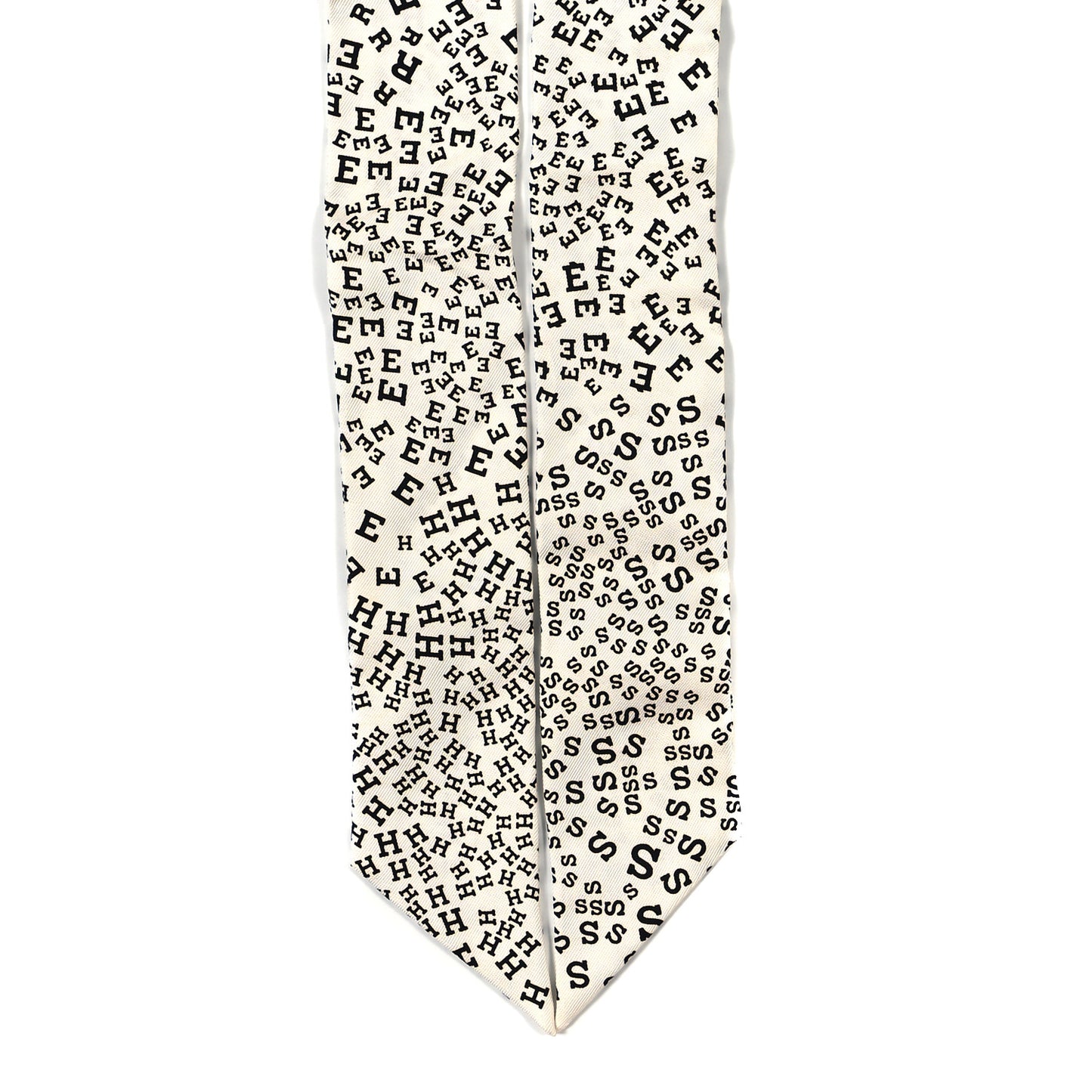 Silk Scattered Letters Twilly