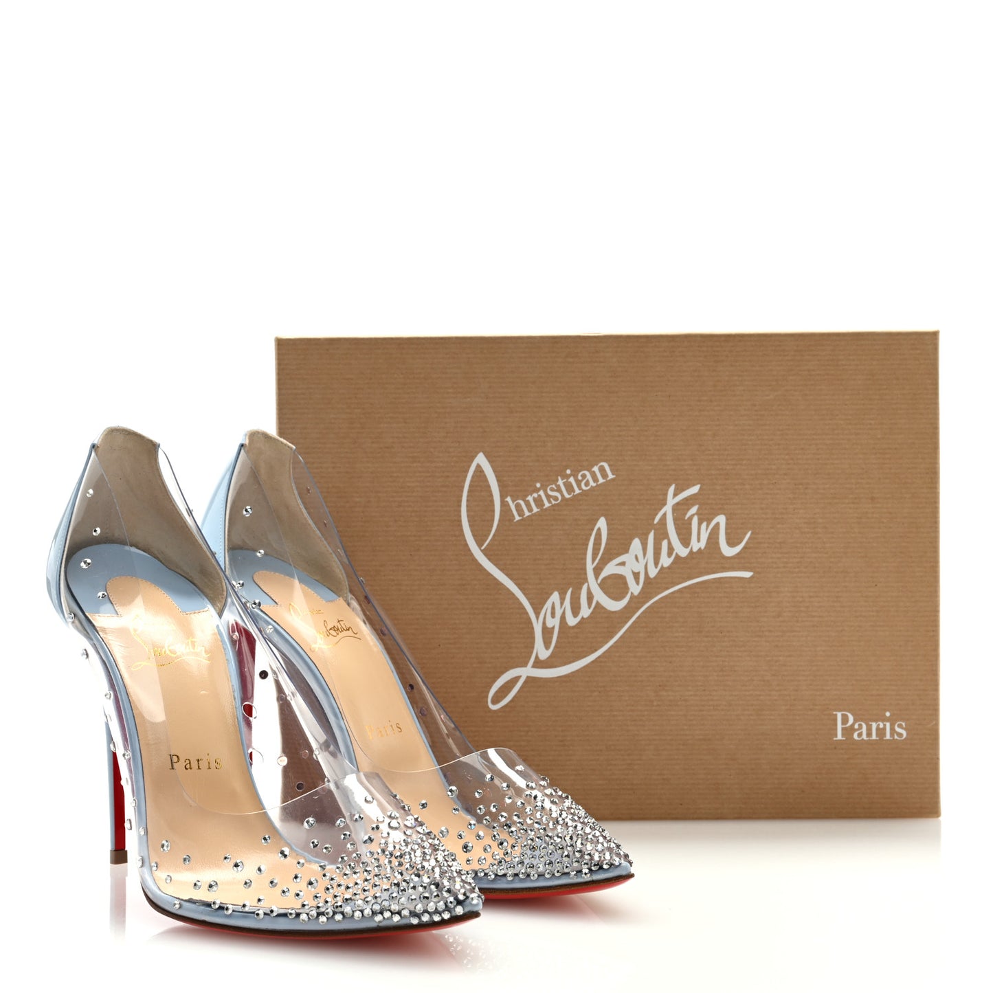 PVC Patent Degrastrass 100 Pumps 39.5 Sky
