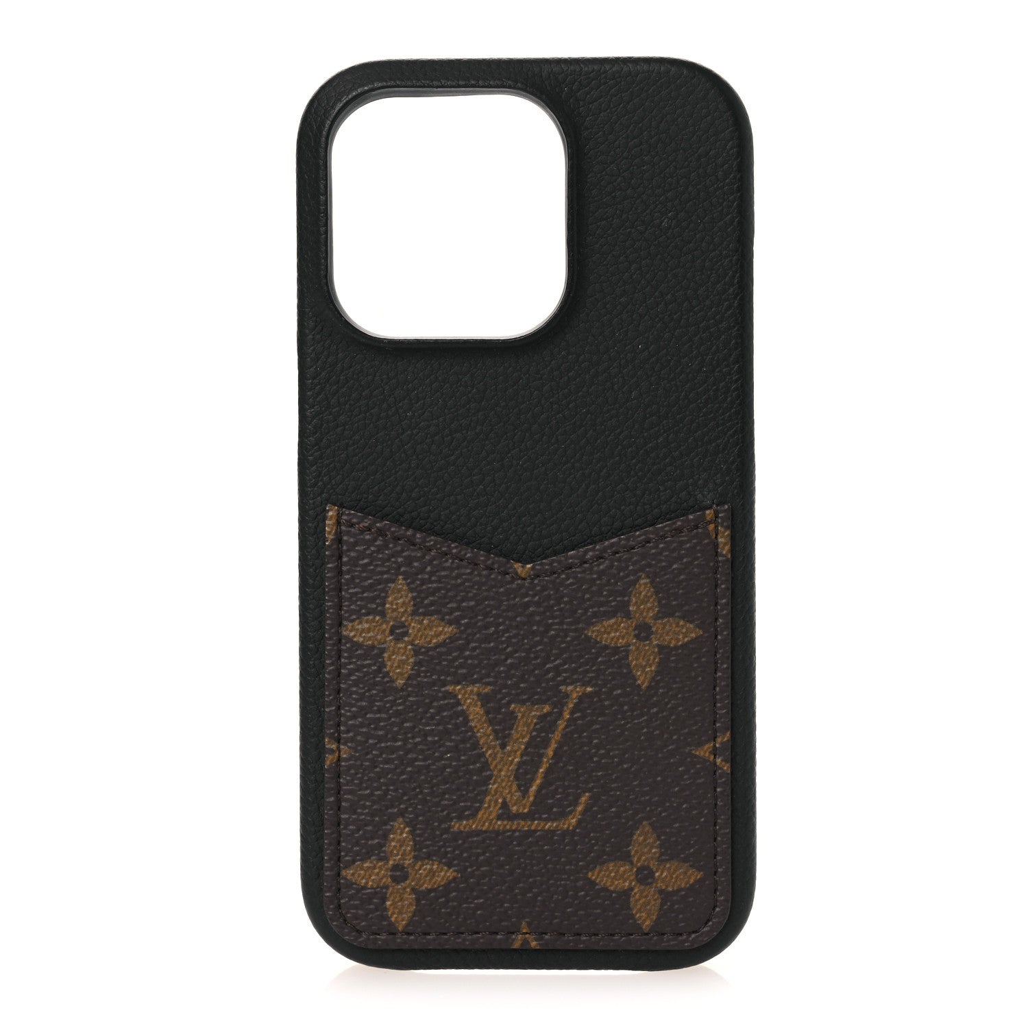 未使用級✨ LOUIS VUITTON iPhone 14pro バンパー Louis Vuitton Monogram Pallas iPhone 14 Pro Max Bumper Black