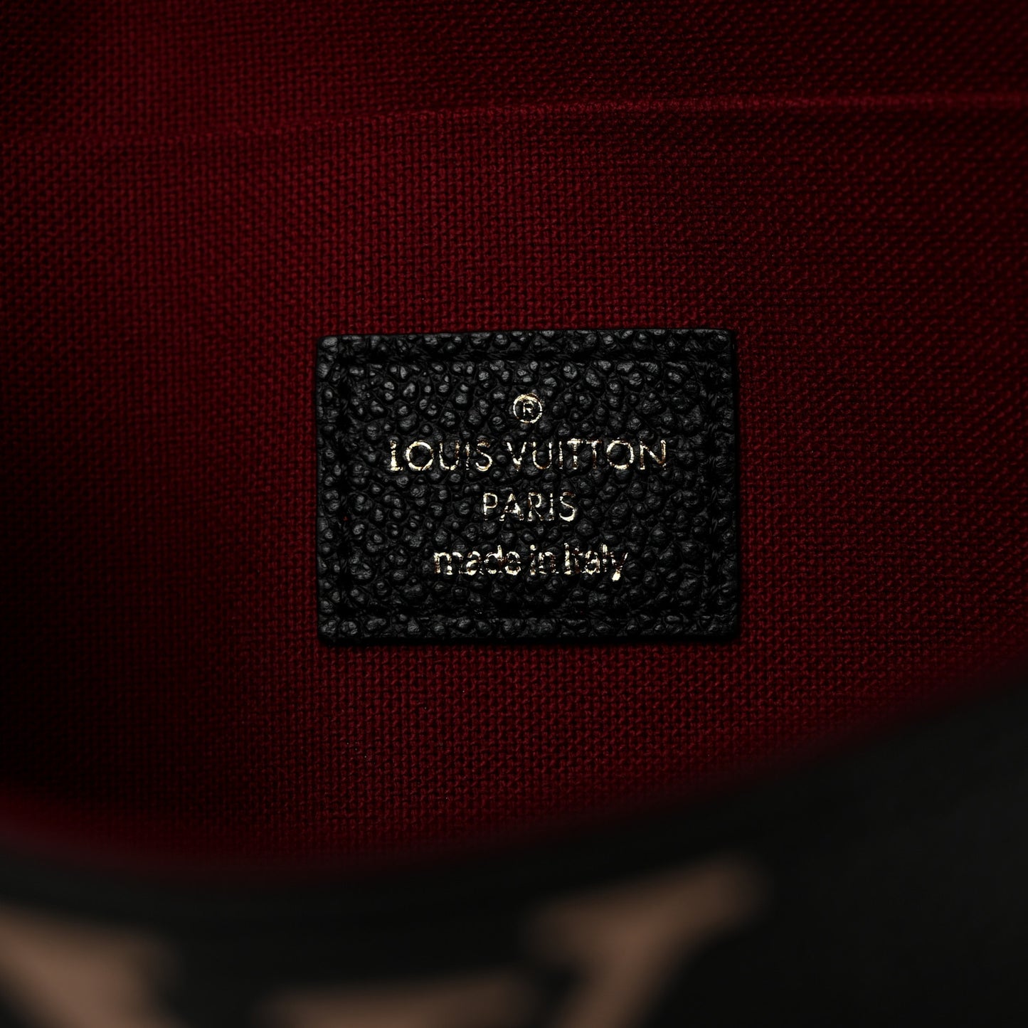 Empreinte Monogram Giant Felicie Pochette Black Beige