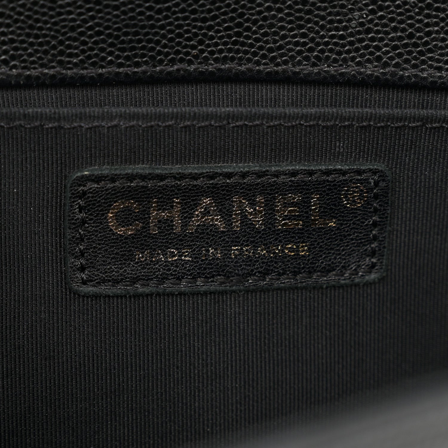 Chanel Caviar Quilted Medium Boy Flap Black 6 of 15