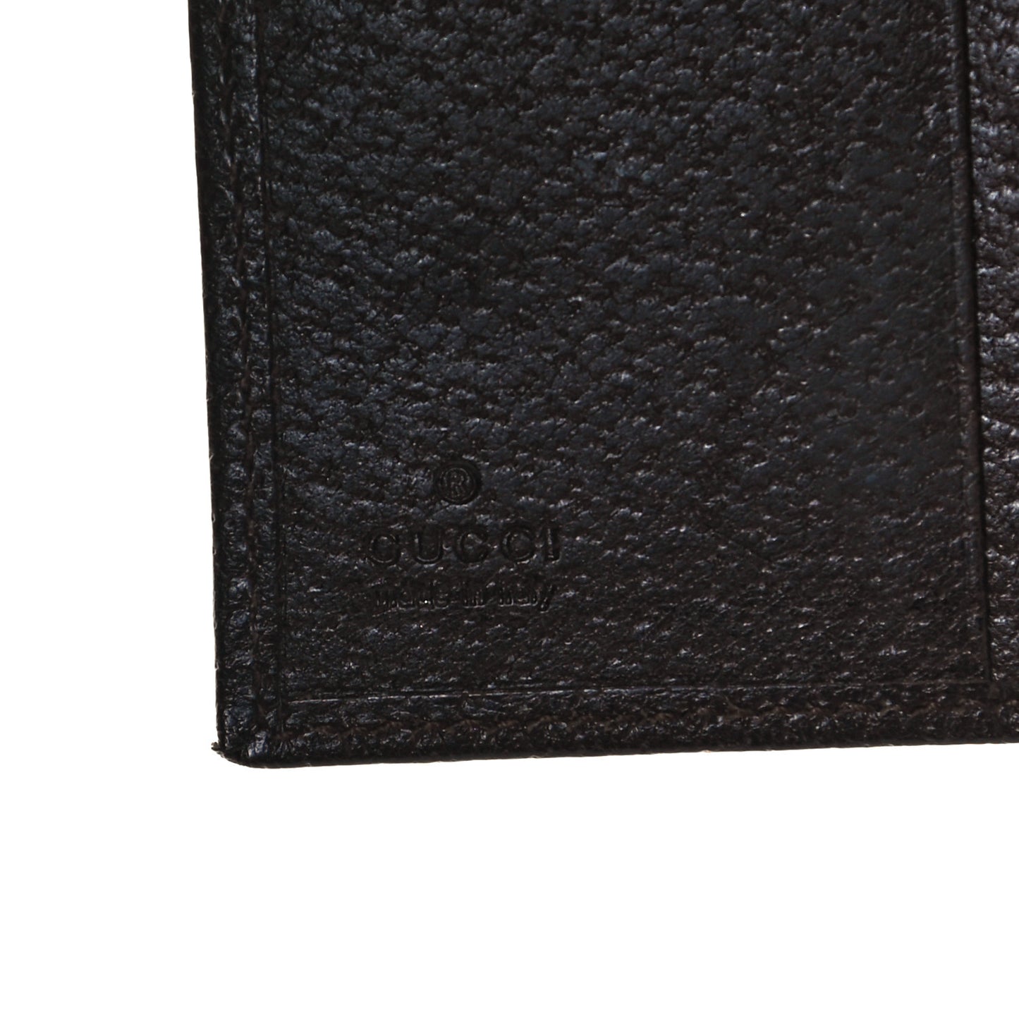 GG Monogram Bi-Fold Wallet Dark Brown