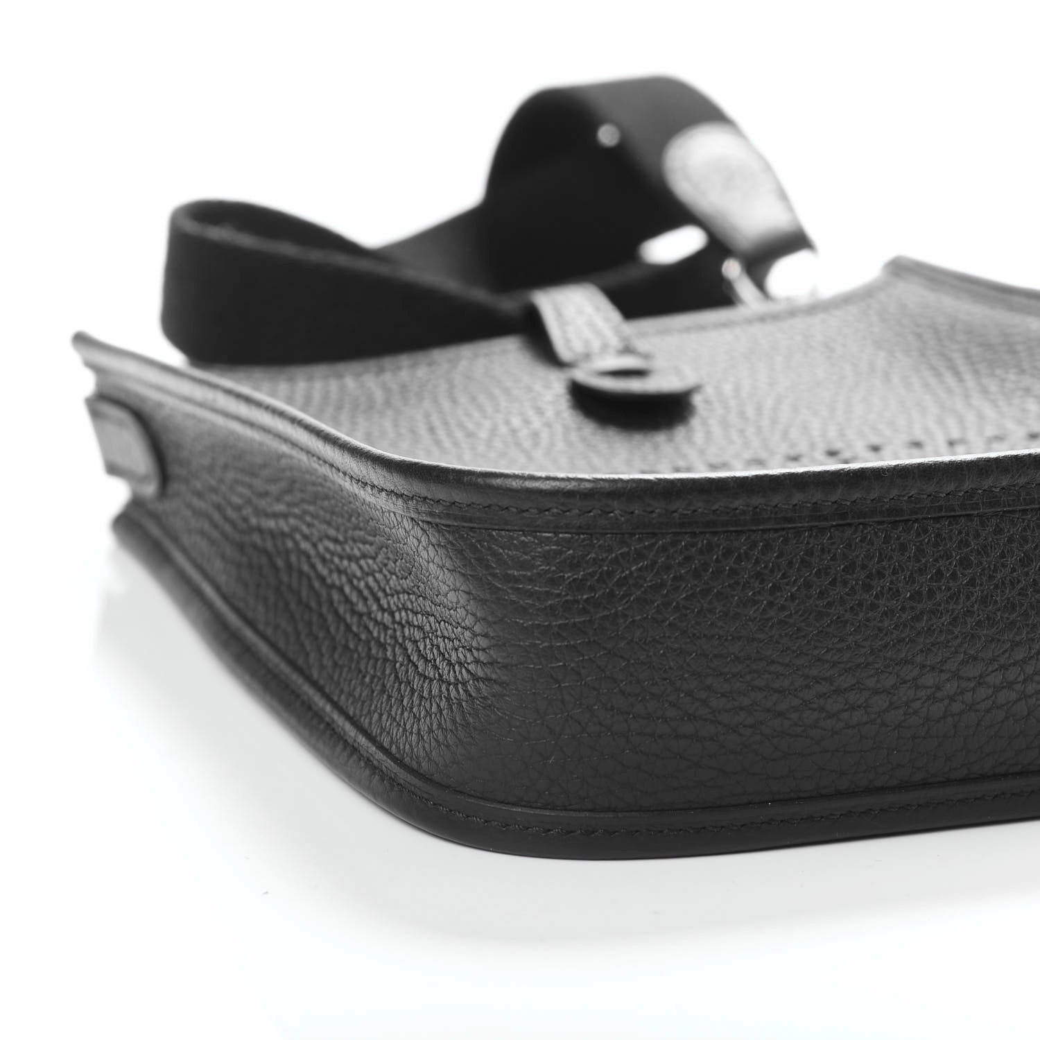 Hermes Taurillon Clemence Evelyne TPM Black 8 of 11