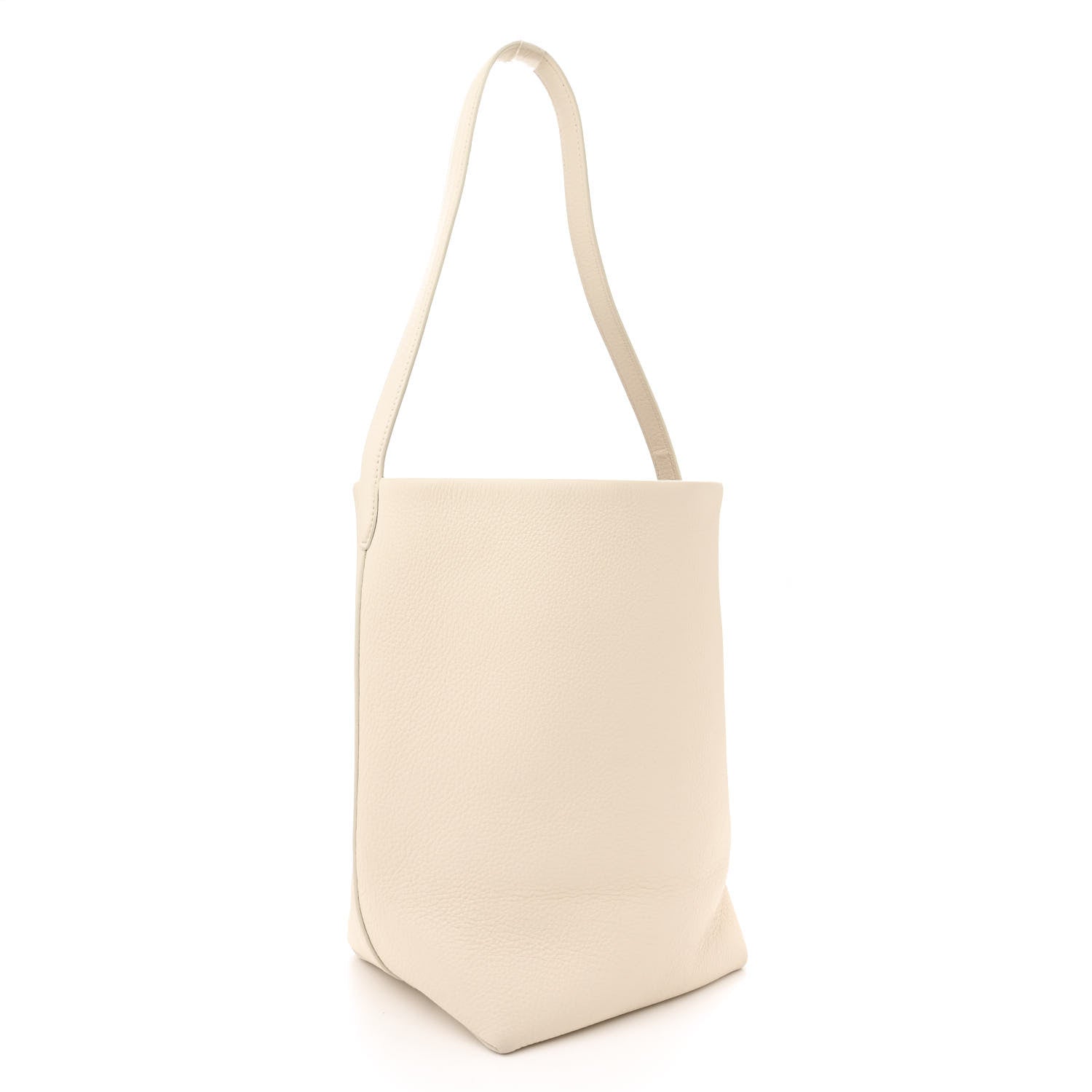 The Row Grained Calfskin Medium N/S Park Tote Ivory 3 of 14