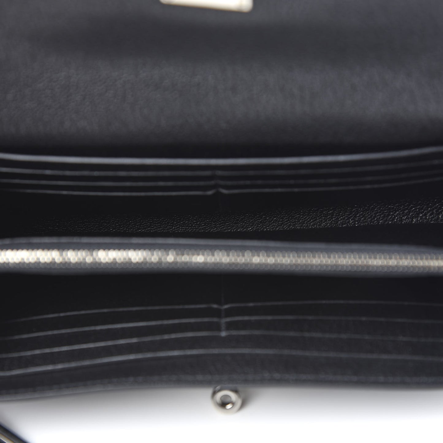 Chevre Mysore Kelly Longue Wallet Black