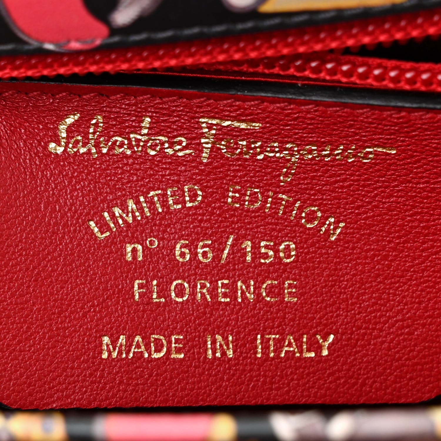 Salvatore Ferragamo Calfskin Printed Small Iconic Top Handle Bag Multicolor 6 of 10