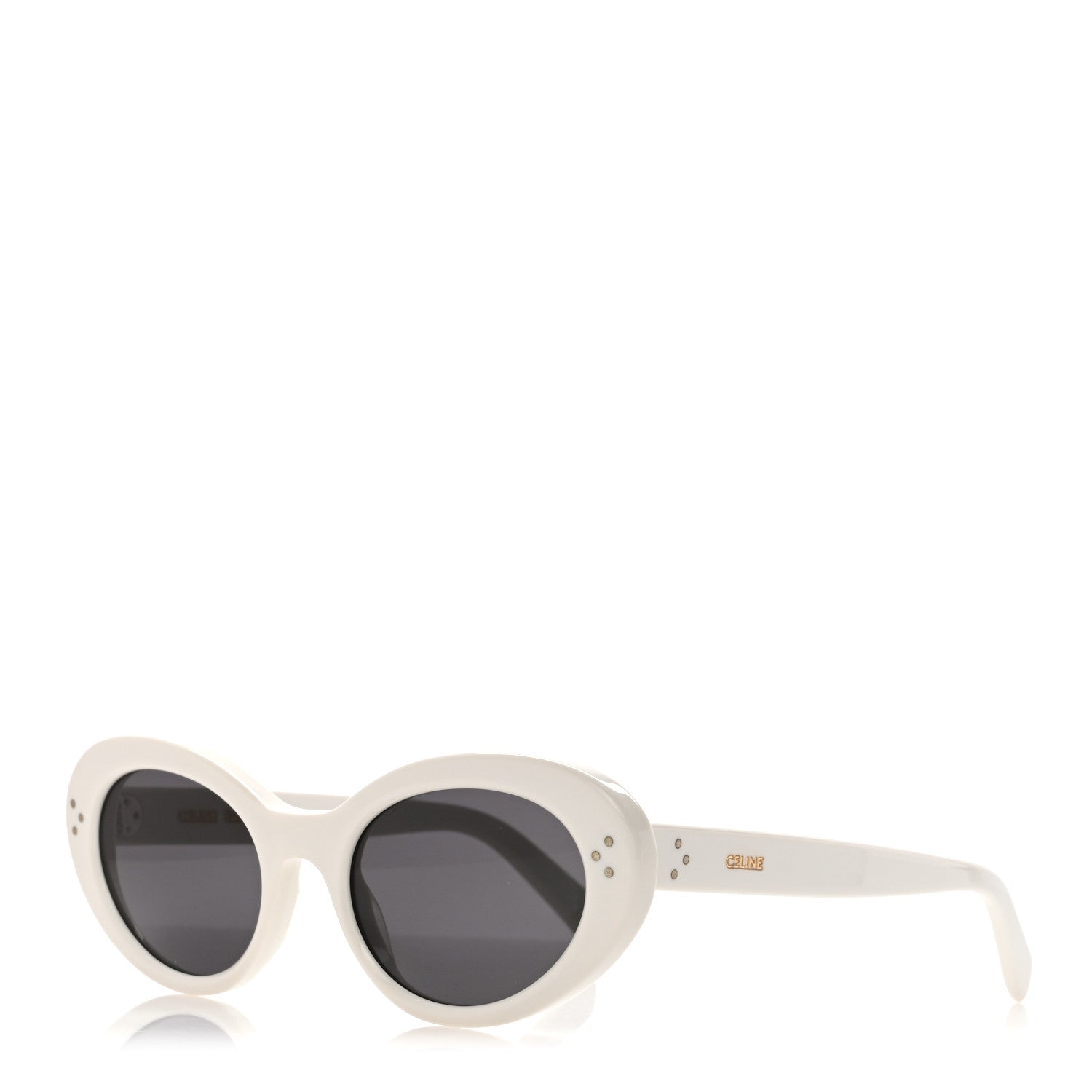 Celine セリーヌ・キャット アイ型サングラス CL401931 Celine Acetate Cat Eye Sunglasses CL401931 White 1809440