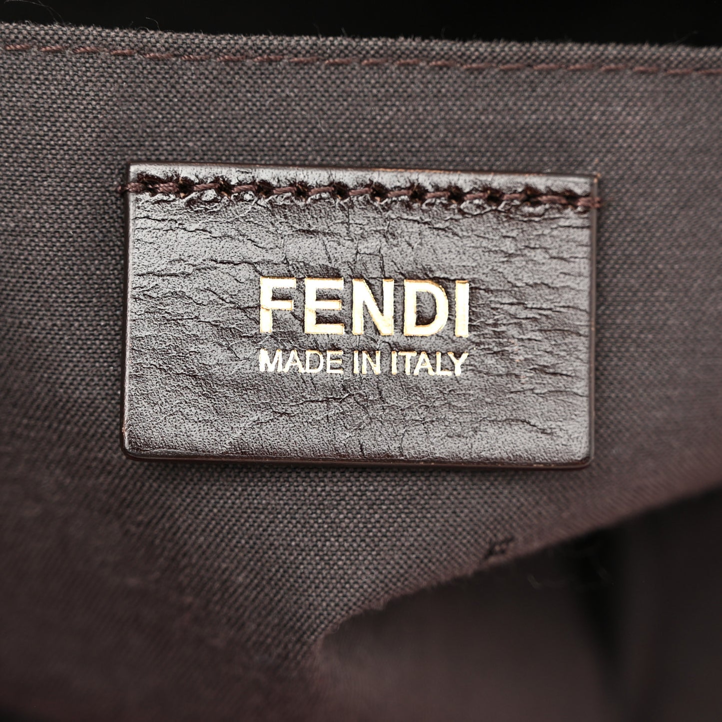 Pequin Vitello Magnetic Top Satchel Tobacco Amarena