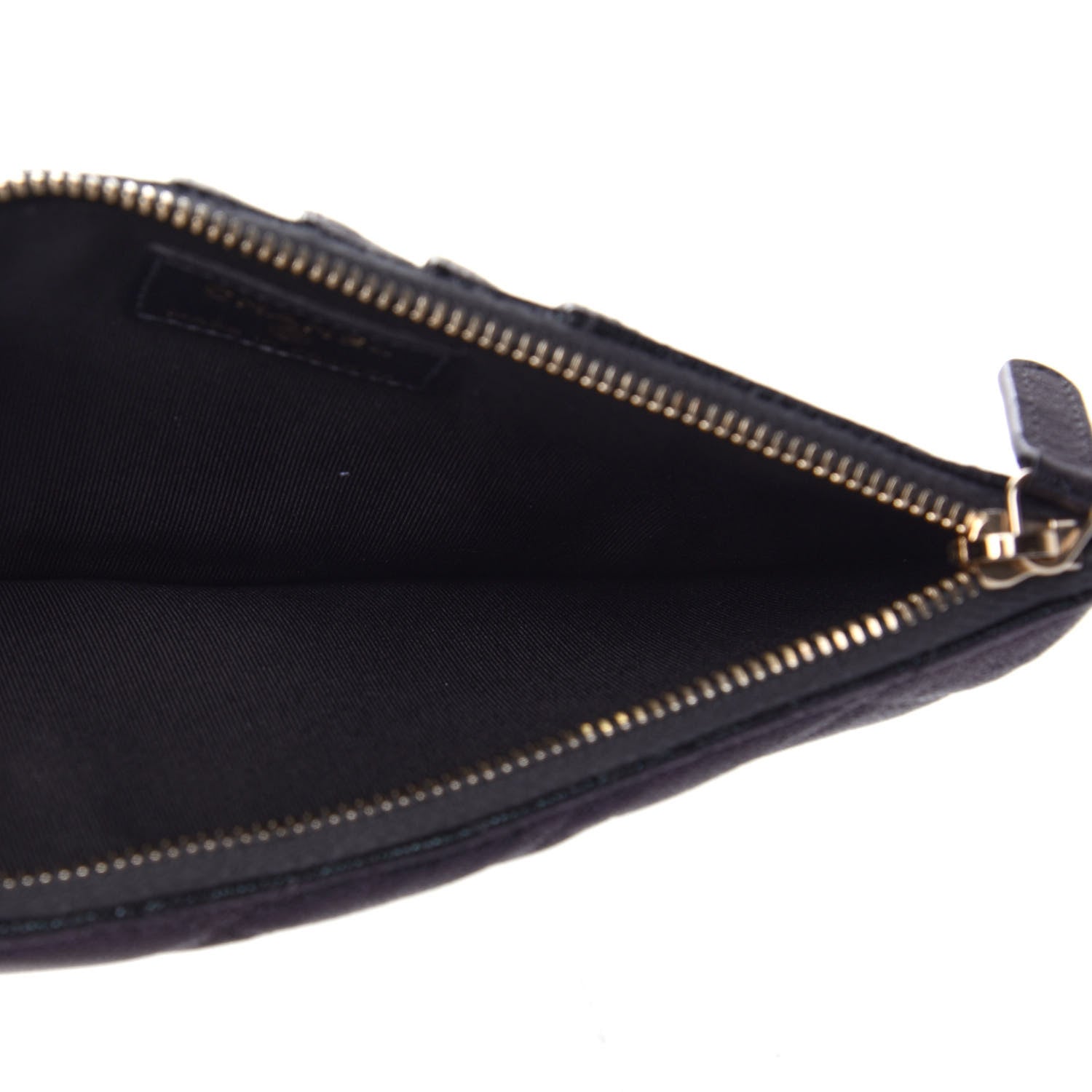 Chanel Iridescent Caviar Quilted Classic iPhone Pouch Black 5 of 9