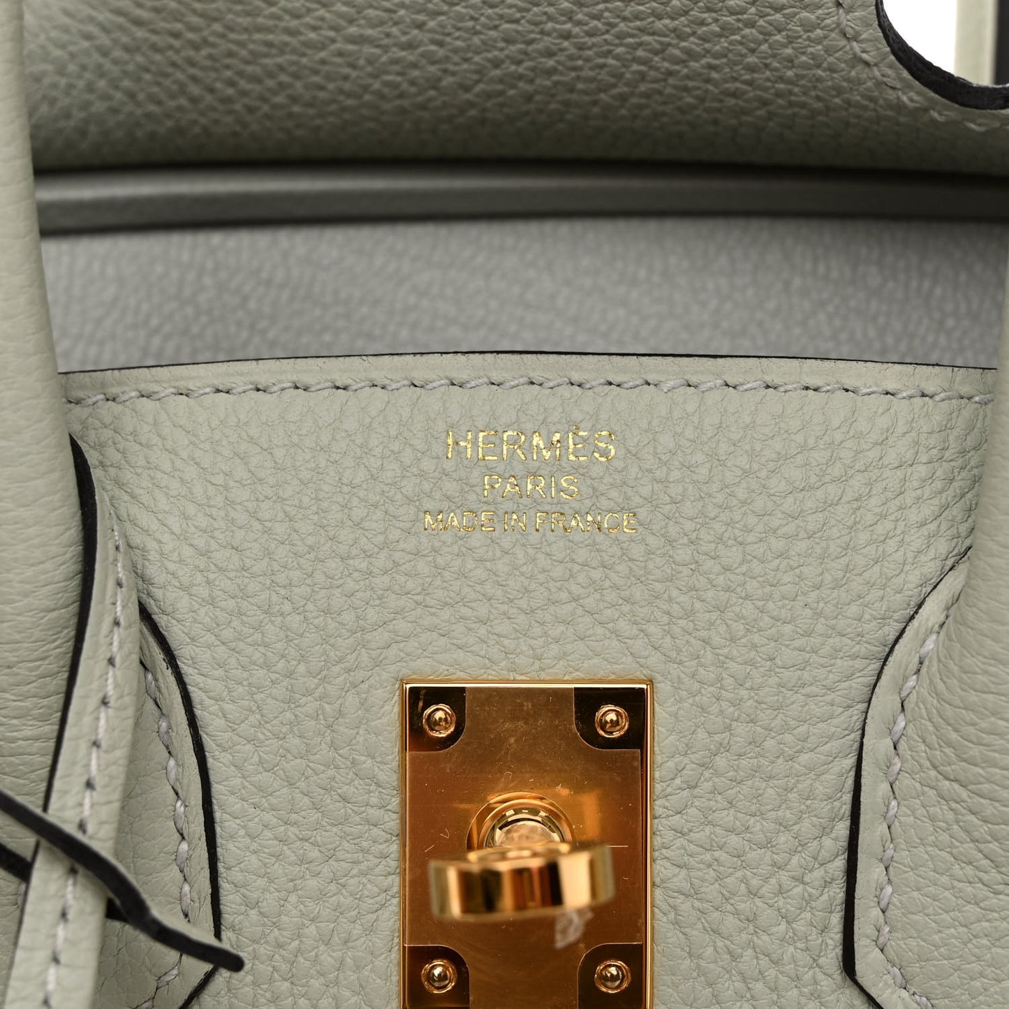 Togo Birkin 25 Gris Neve