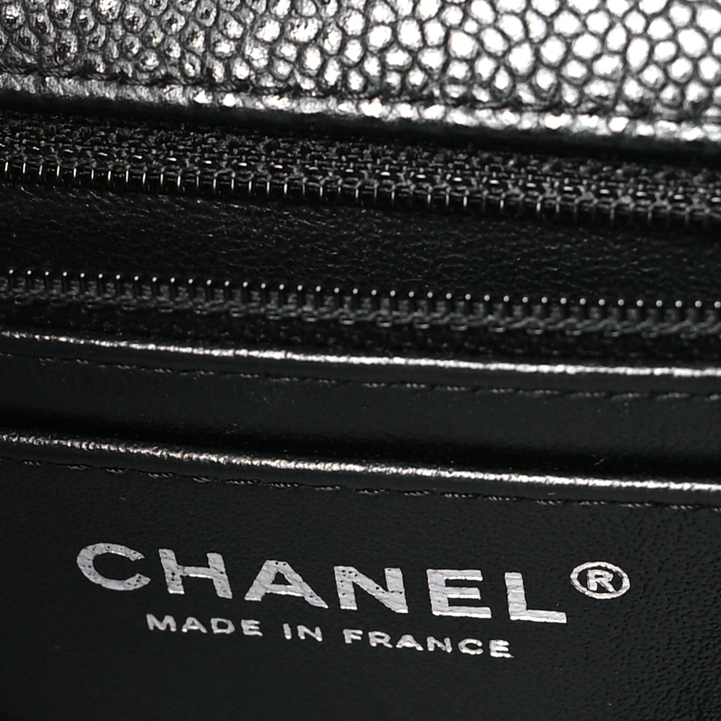 Caviar Quilted Mini Rectangular Flap Black