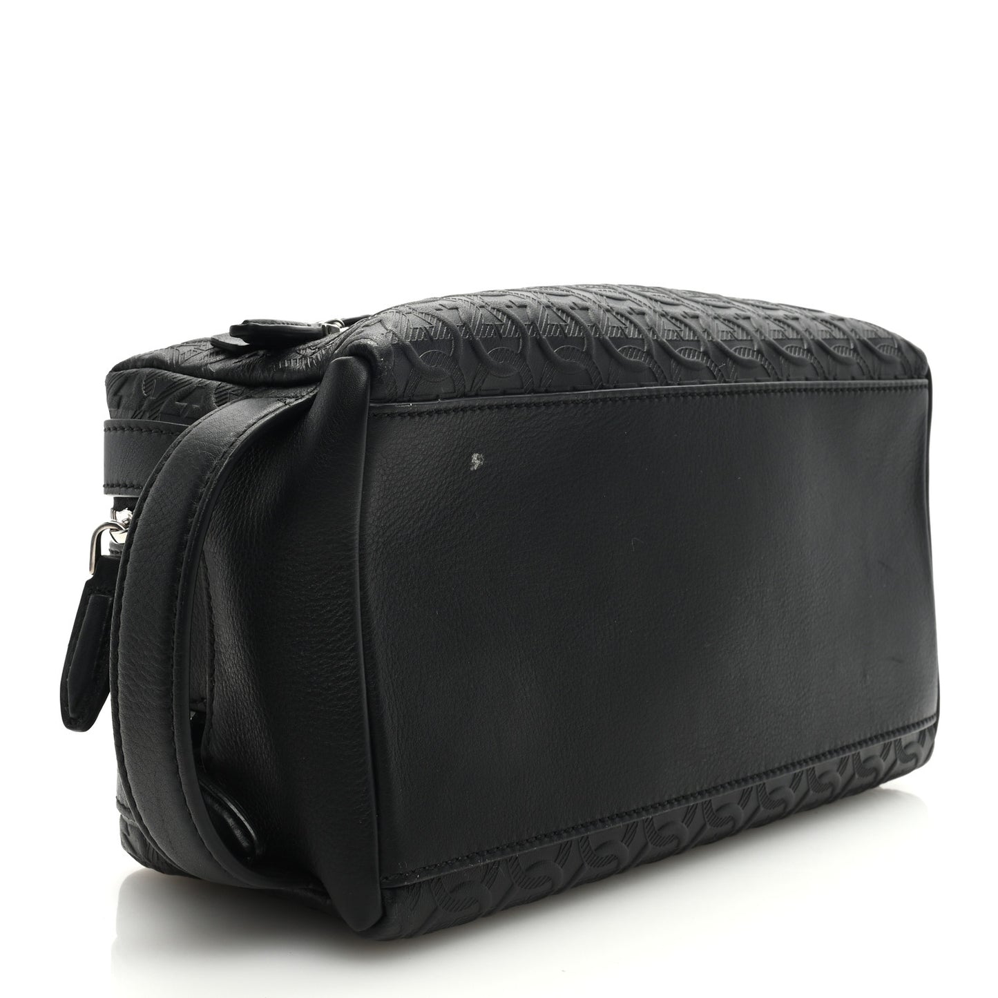 Calfskin Gancini Embossed Toiletry Pouch