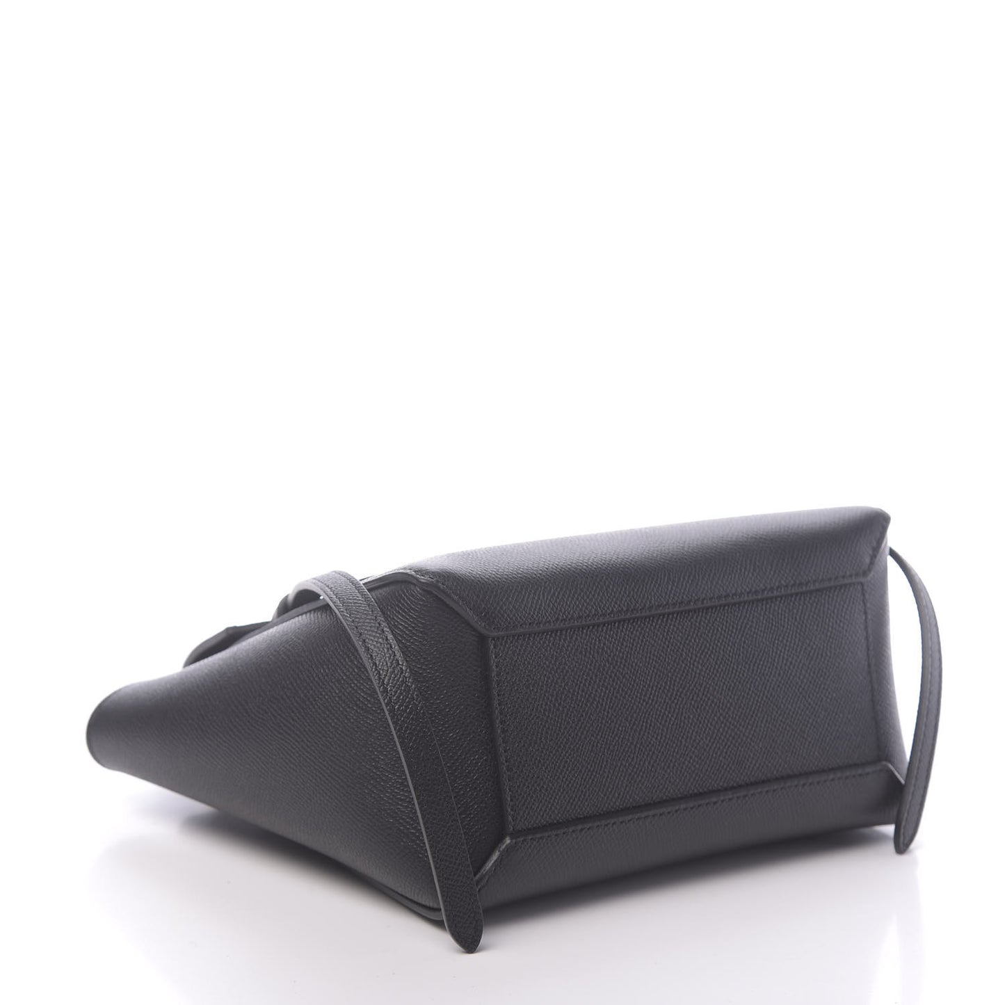 Grained Calfskin Nano Belt Bag Black