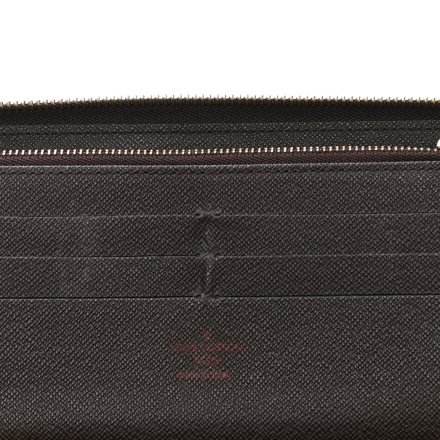 Damier Ebene Zippy Organizer Wallet