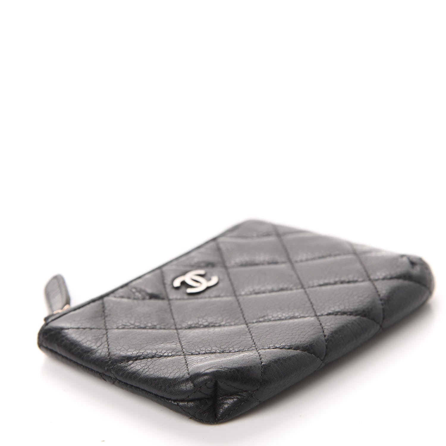 Chanel Caviar Quilted Key Holder Case Black 4 of 7