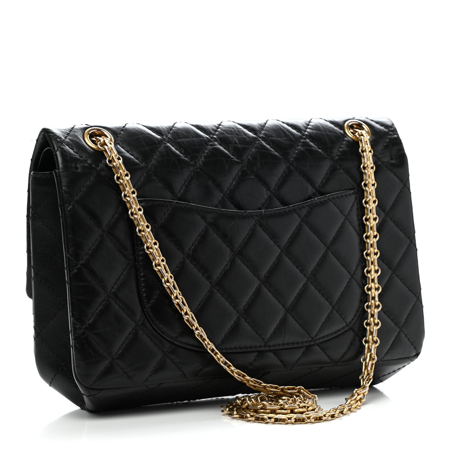 Chanel Aged Calfskin Quilted 2.55 Reissue 226 Flap Black 3 of 14