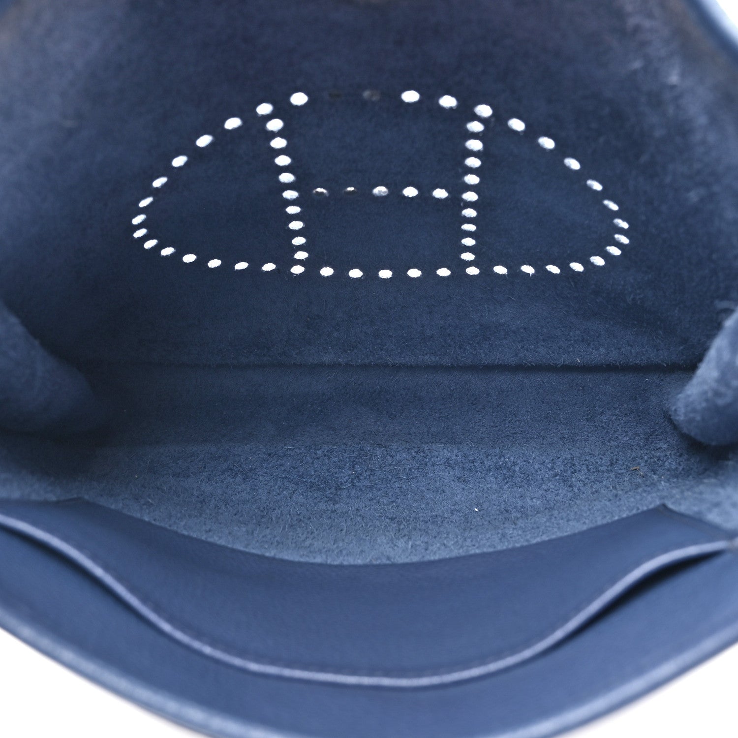 Hermes Taurillon Clemence Evelyne PM Bleu Brighton 5 of 17