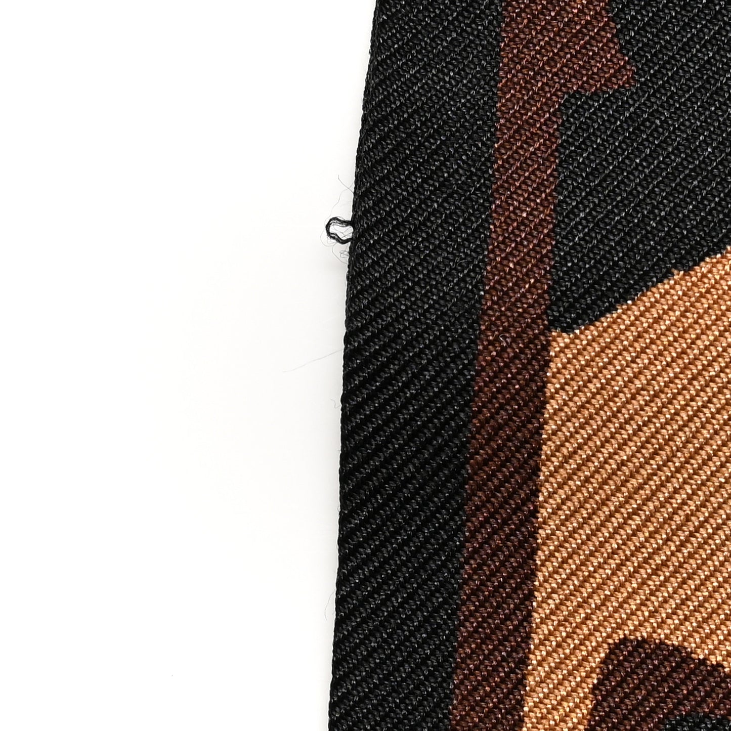 Silk Leopard Bandeau Scarf Marron